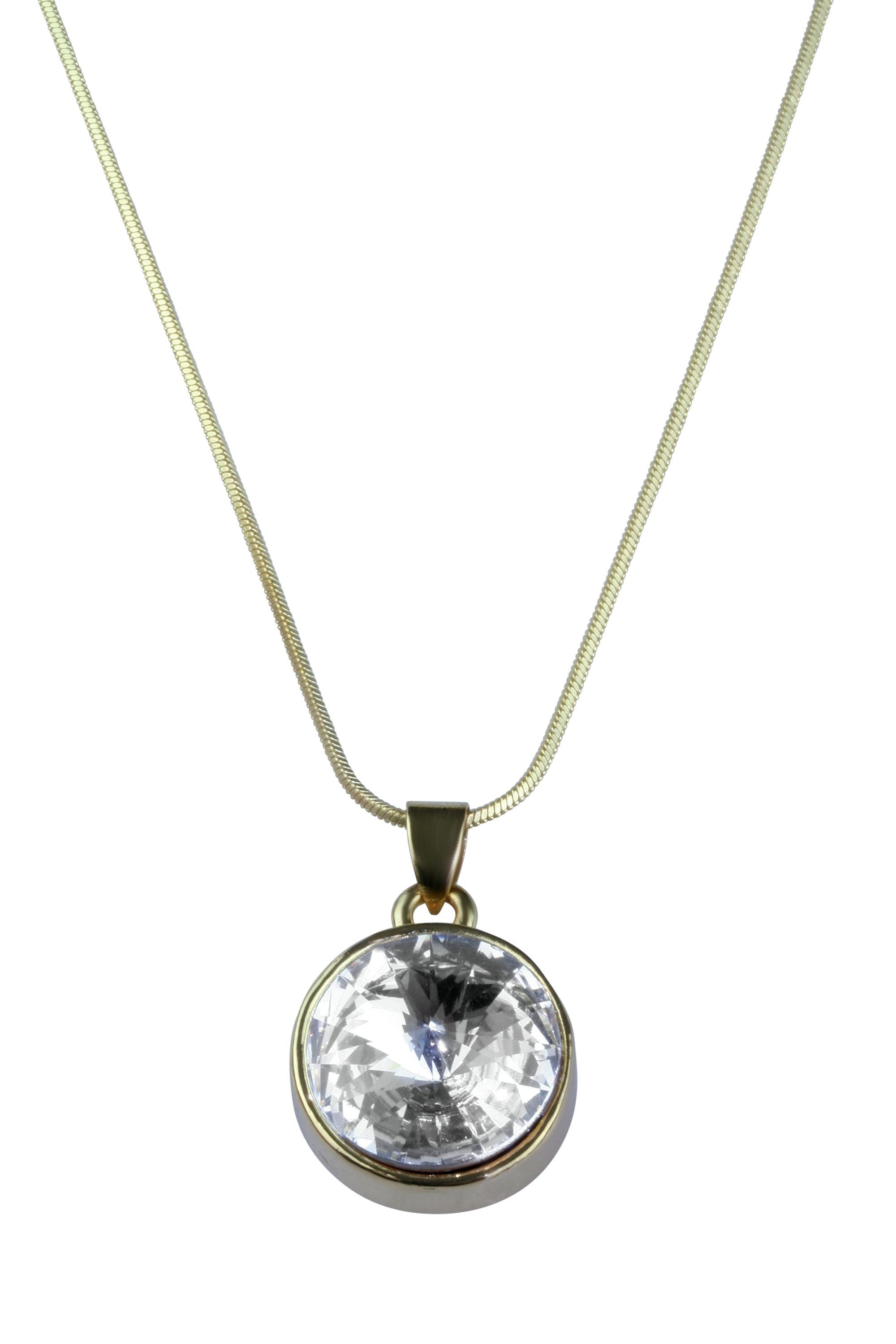 COLLEZIONE ALESSANDRO Kette mit Anhänger »Sarina«, mit kleinem Stein