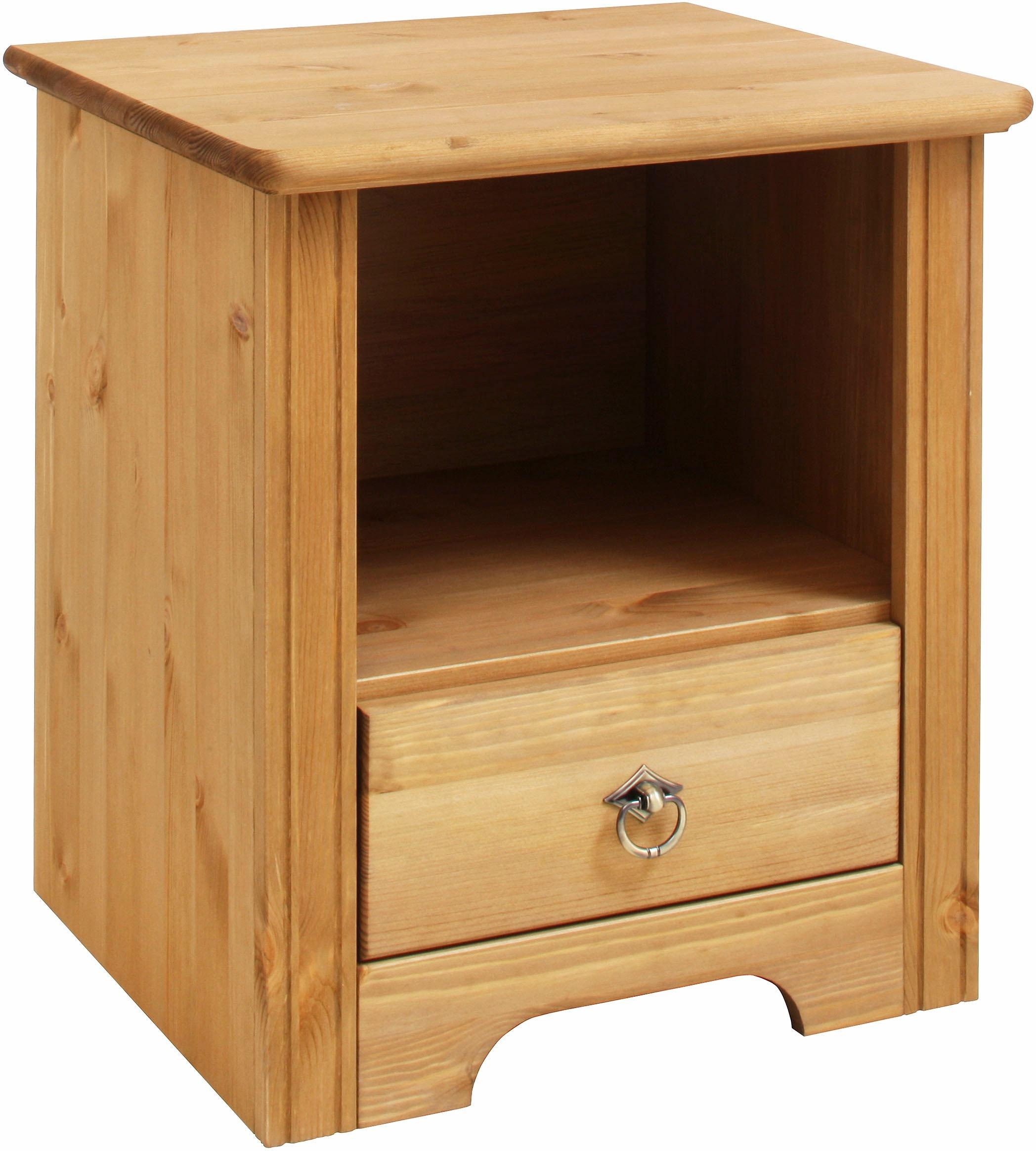 OTTO home Nachtkonsole "Hugo" Nachttisch mit 1 Schublade, aus massiver Kief günstig online kaufen