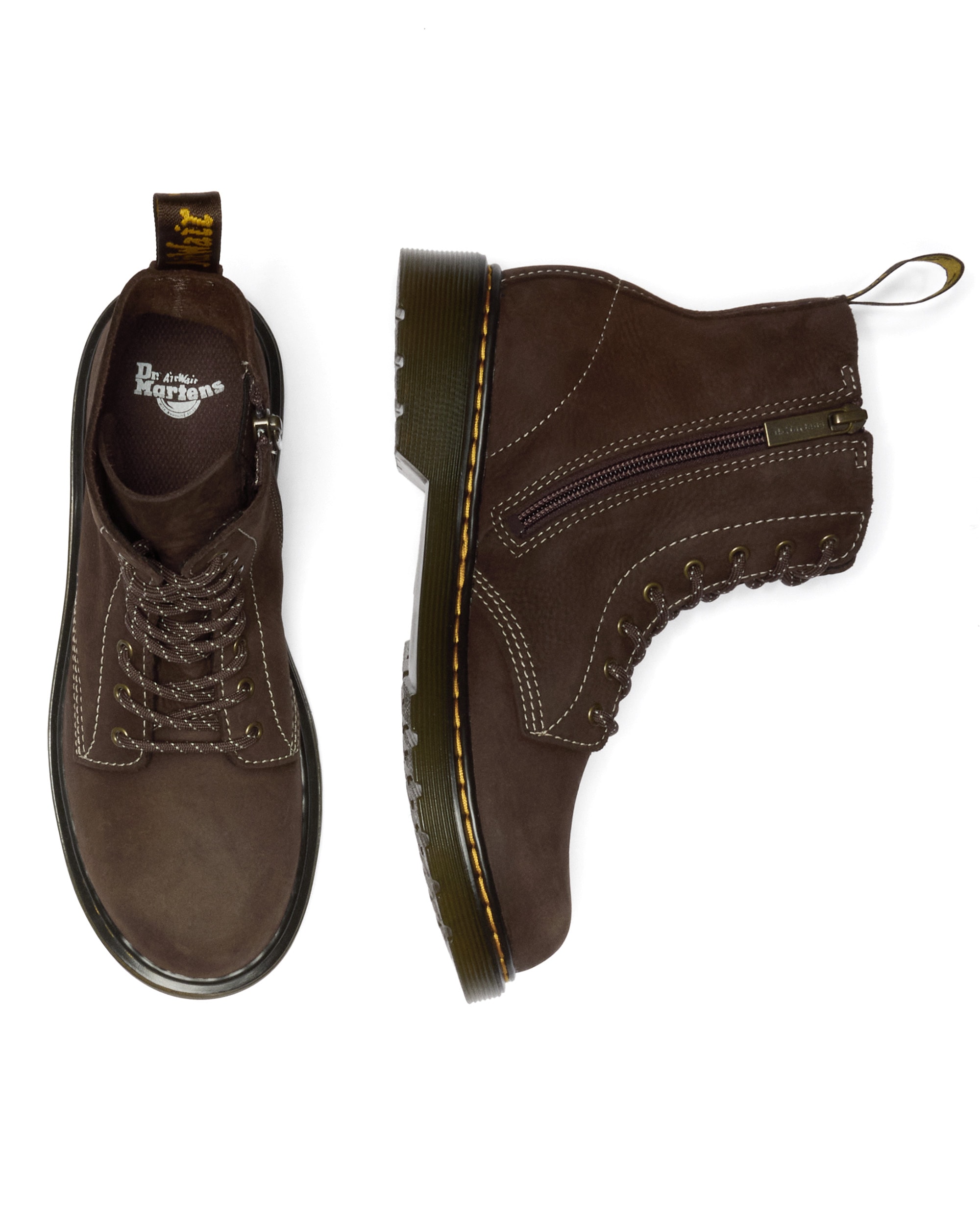 DR. MARTENS Schnürboots »1460 Kinder SOFTY T«  Kinderstiefel, Freizeitschuh mit Reißverschluss und Anziehlasche