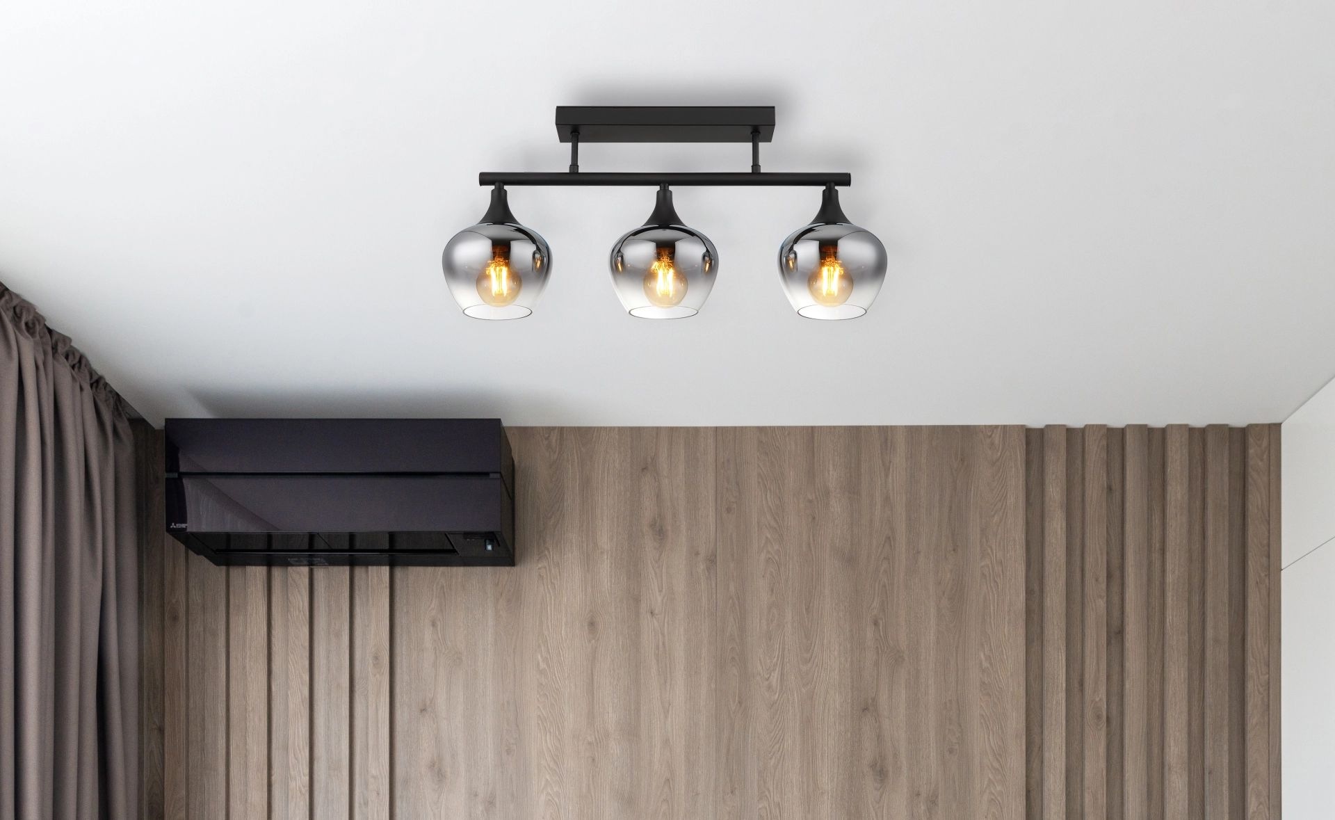 GLOBO LIGHTING Deckenleuchte »MAXY«, Leuchtmittel E27 | ohne Leuchtmittel, Deckenlampe, Essbereich, Gläser, E27 Fassung