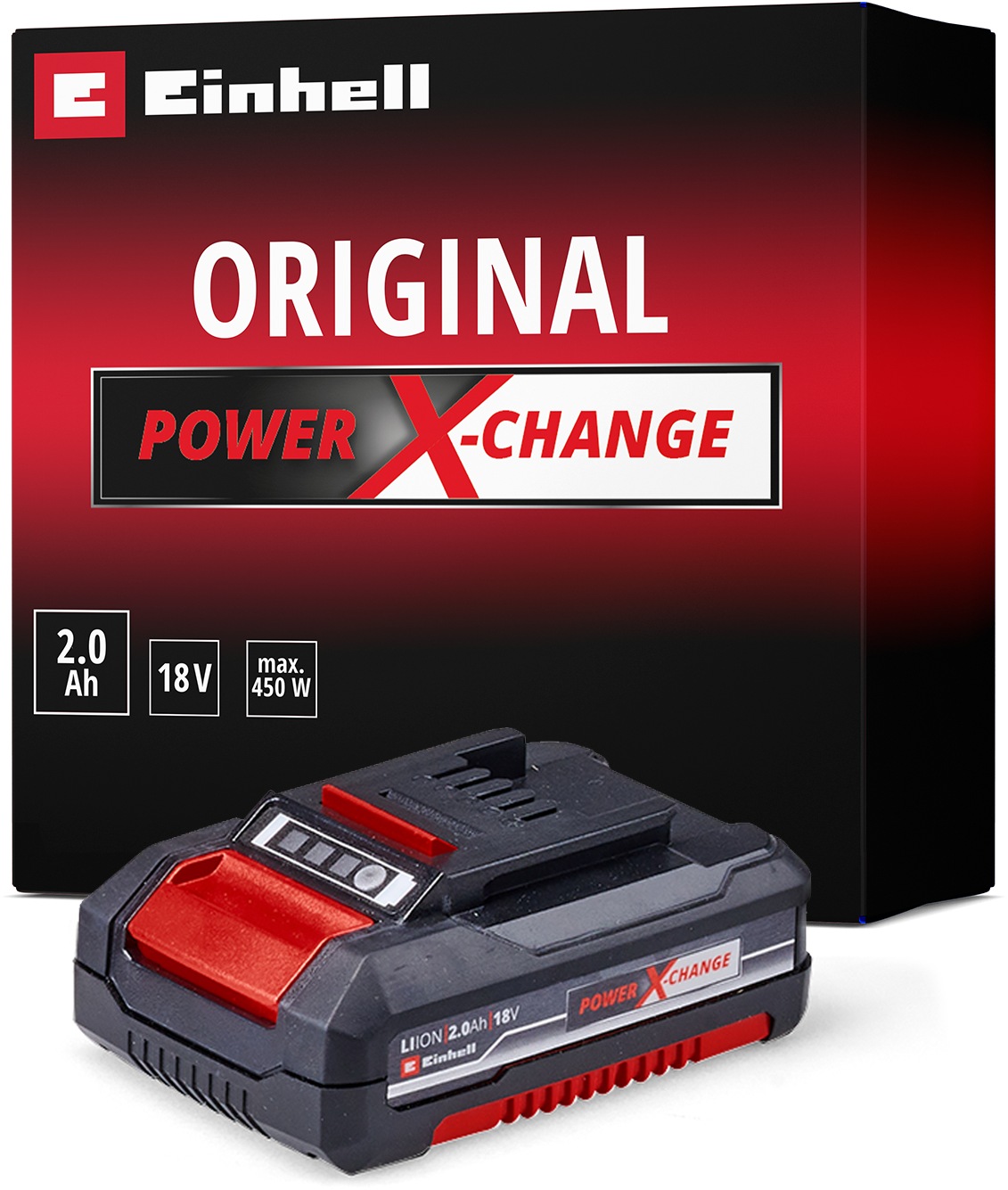 Einhell Akku, 18,0 V, Power X-Change, 18 V, 2,0 Ah