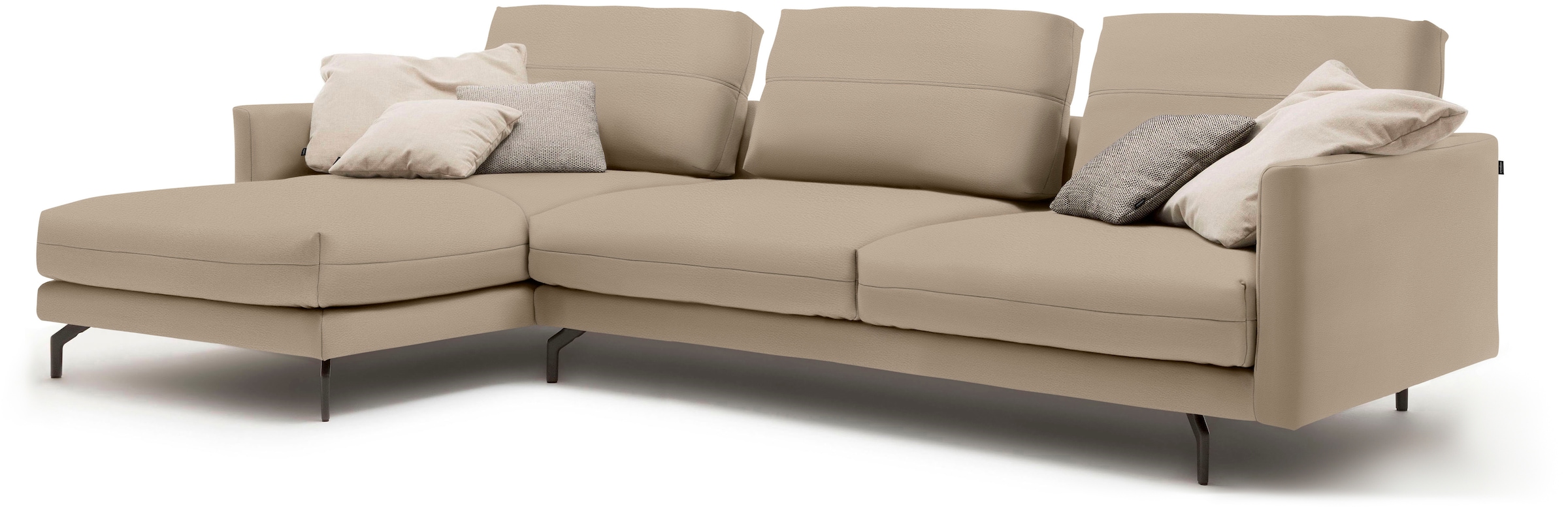Creation BY ROLF BENZ Ecksofa »CR.414, Designecksofa, Polsterecke, L-Form«, wahlweise aus feinstem Rindsleder oder hochwertigem Chenille