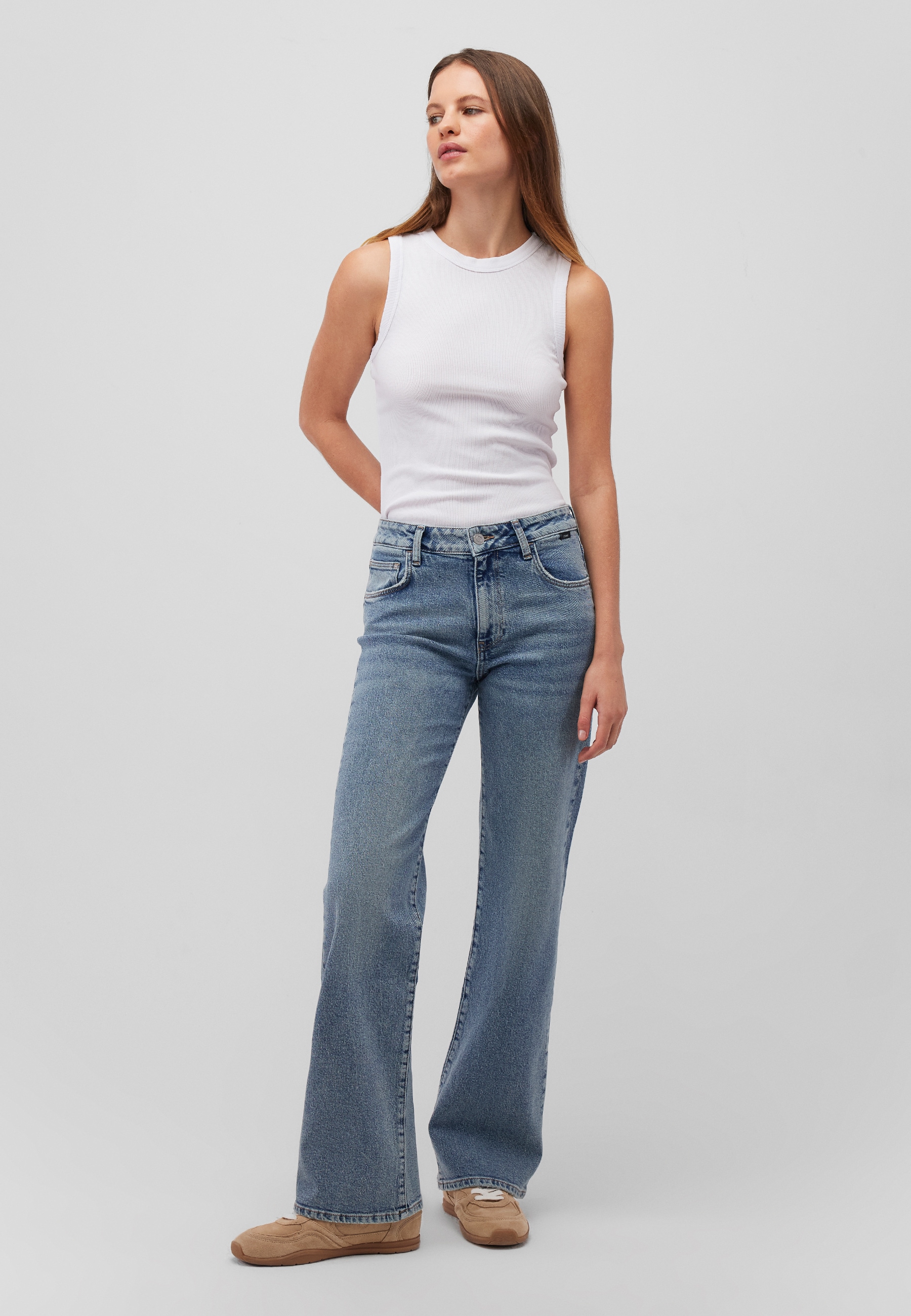 Mavi Loose-fit-Jeans "IBIZA", All Blue Straight Leg Jeans günstig online kaufen