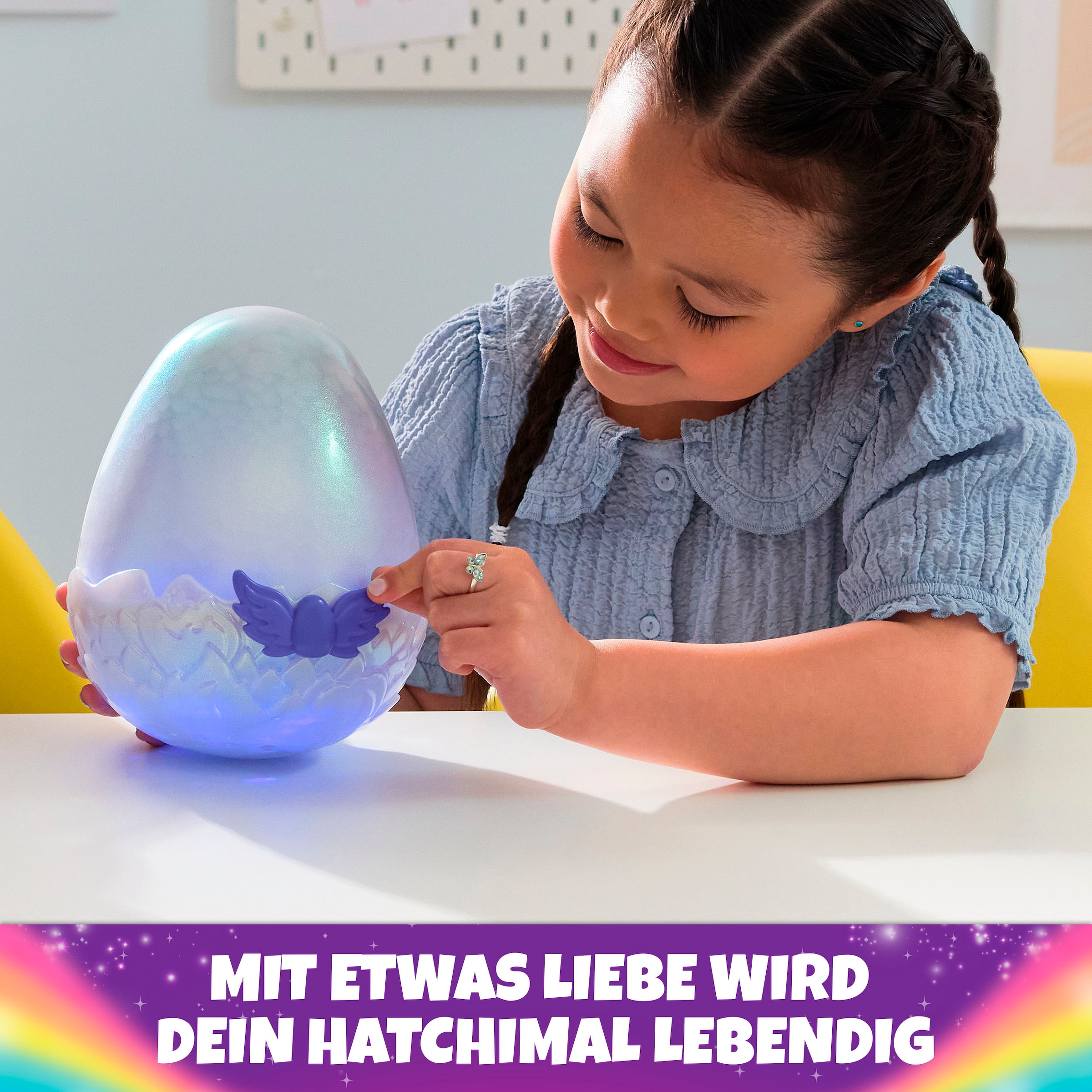 Spin Master Spielfigur »Hatchimals Big Egg - Secret Hatch Draggle«, mit Licht und Sound