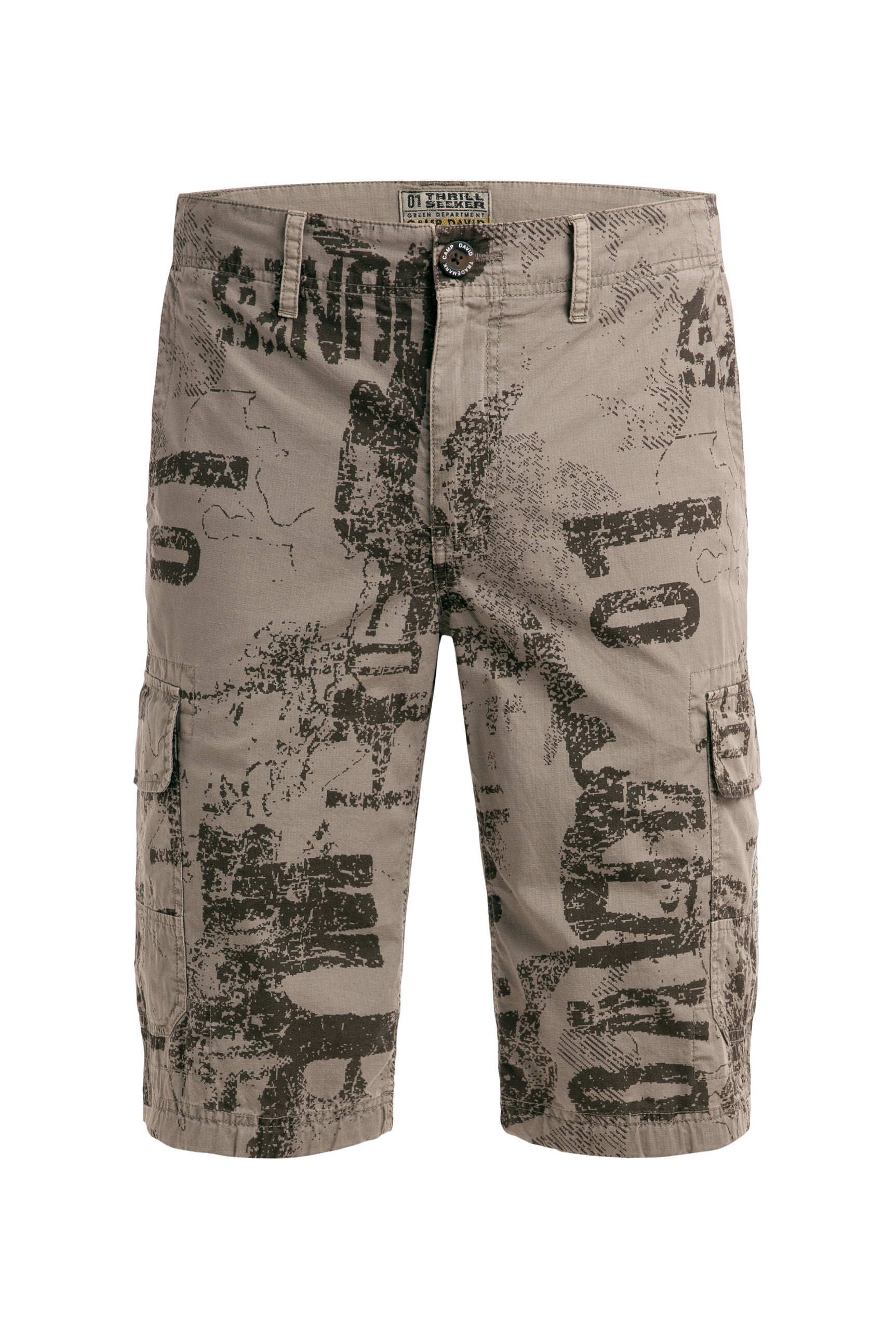 CAMP DAVID Shorts  mit All Over Print