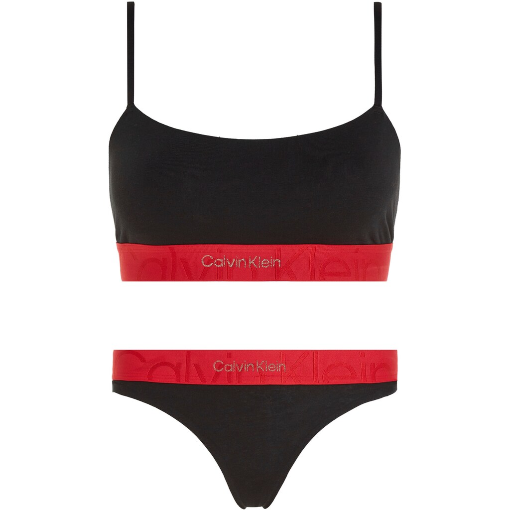 Calvin Klein Underwear Bandeau-BH »UNLINED BRA SET«, (Set, 2 tlg., BH + Slip)