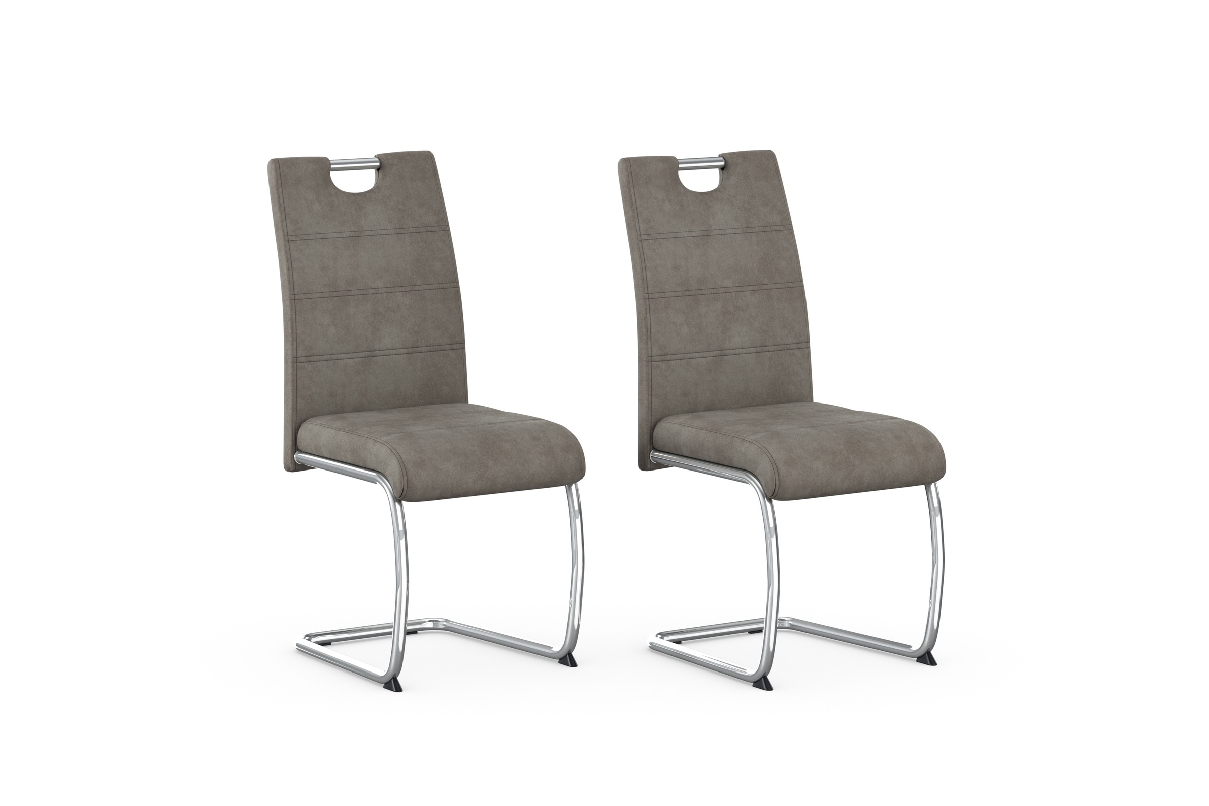 HELA Freischwinger "Flora, Esszimmerstühle" (Set) 2 Stk. Microfaser Schwing günstig online kaufen