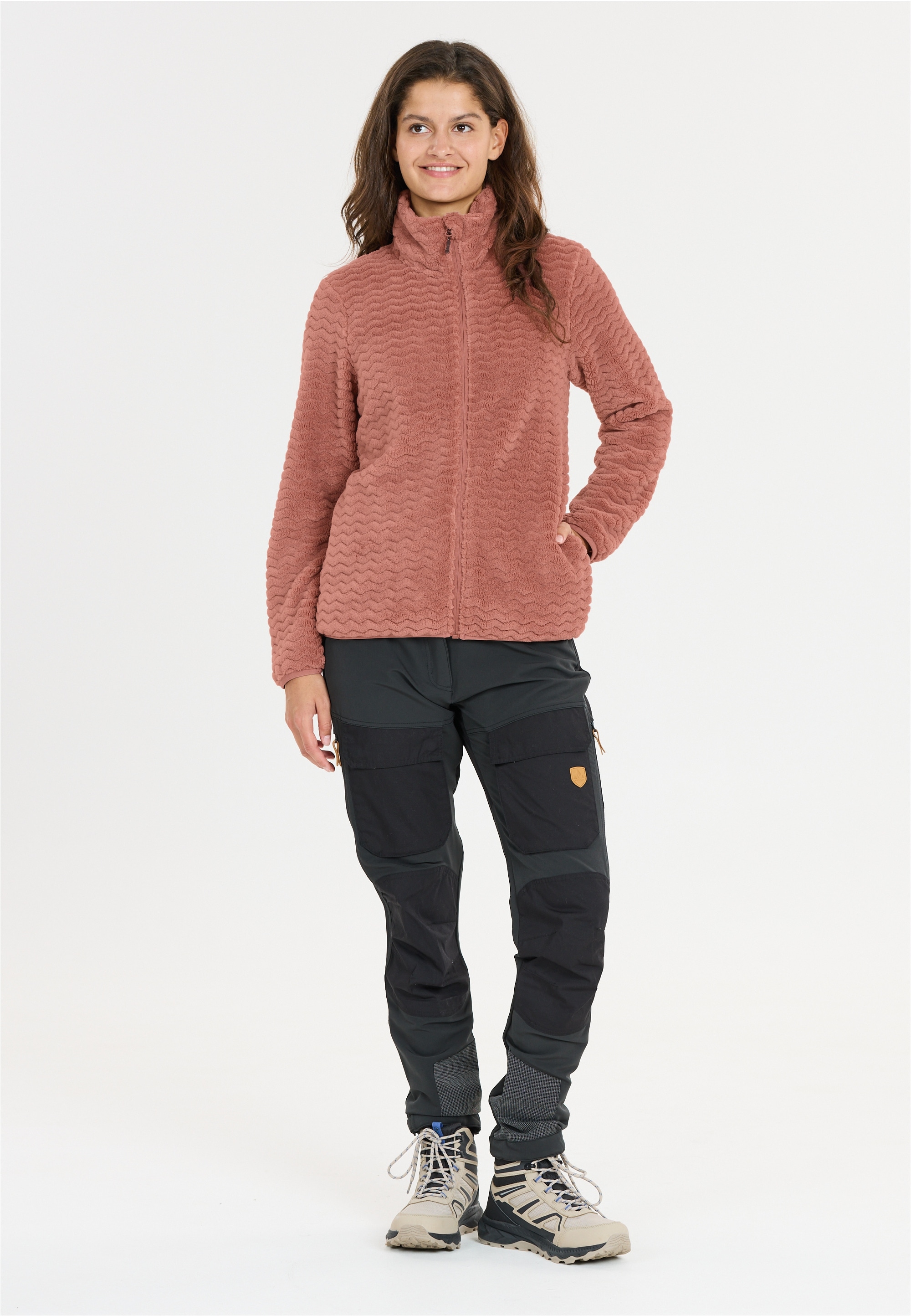 WHISTLER Fleecejacke »Matra«, mit stilvollem Muster und kuscheligem Tragegefühl
