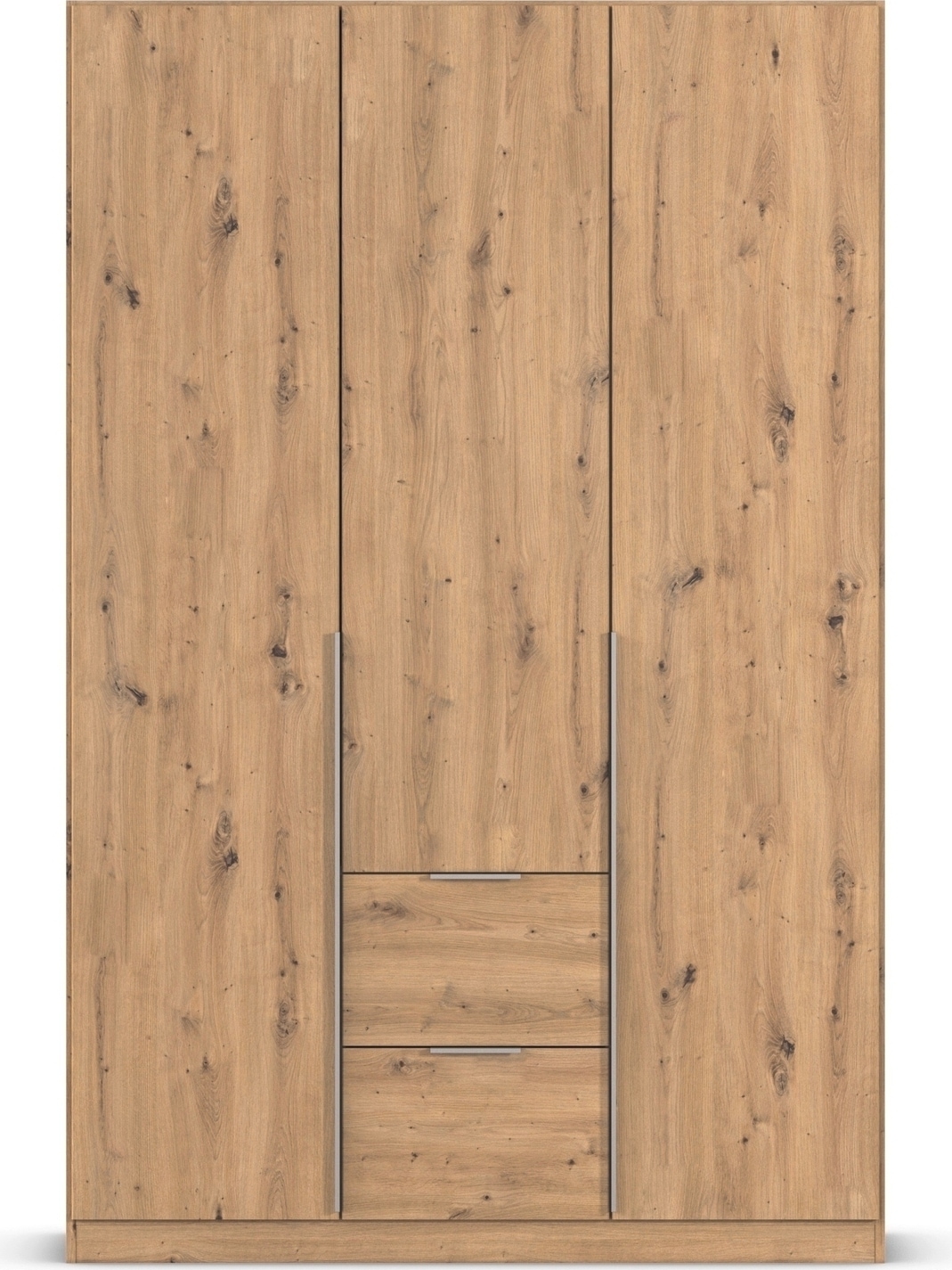 rauch Drehtürenschrank »Kleiderschrank Schrank Garderobe AGORDO mit Dekor- oder Hochglanzfront«, (in zwei Griff-Farben mit Dekor- oder Hochglanzfront), mit Außenschubkästen, in 6 Breiten und 2 Höhen MADE IN GERMANY