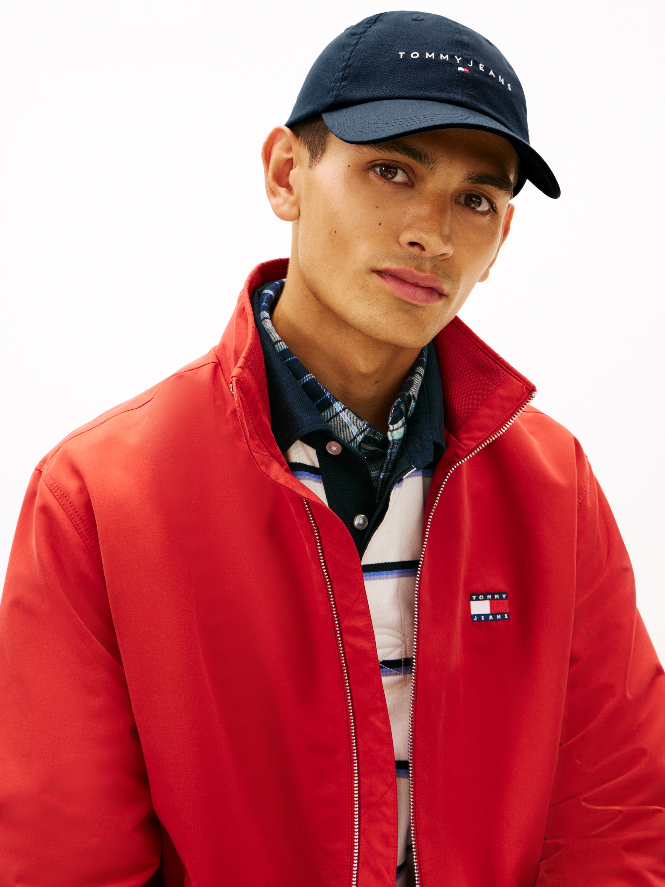 Tommy Jeans Baseball Cap "TJM LINEAR LOGO CAP" Klettverschluss, Logosticker günstig online kaufen