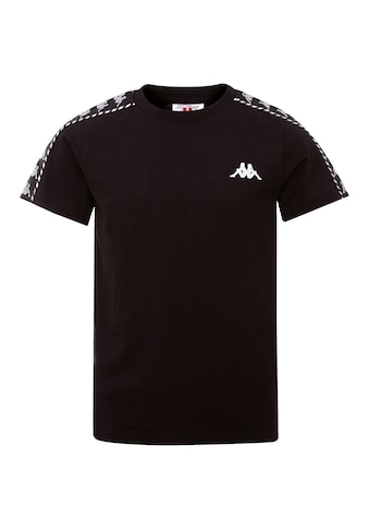 Kappa T-Shirt, mit hochwertigem Jacquard Logoband an den Ärmeln kaufen