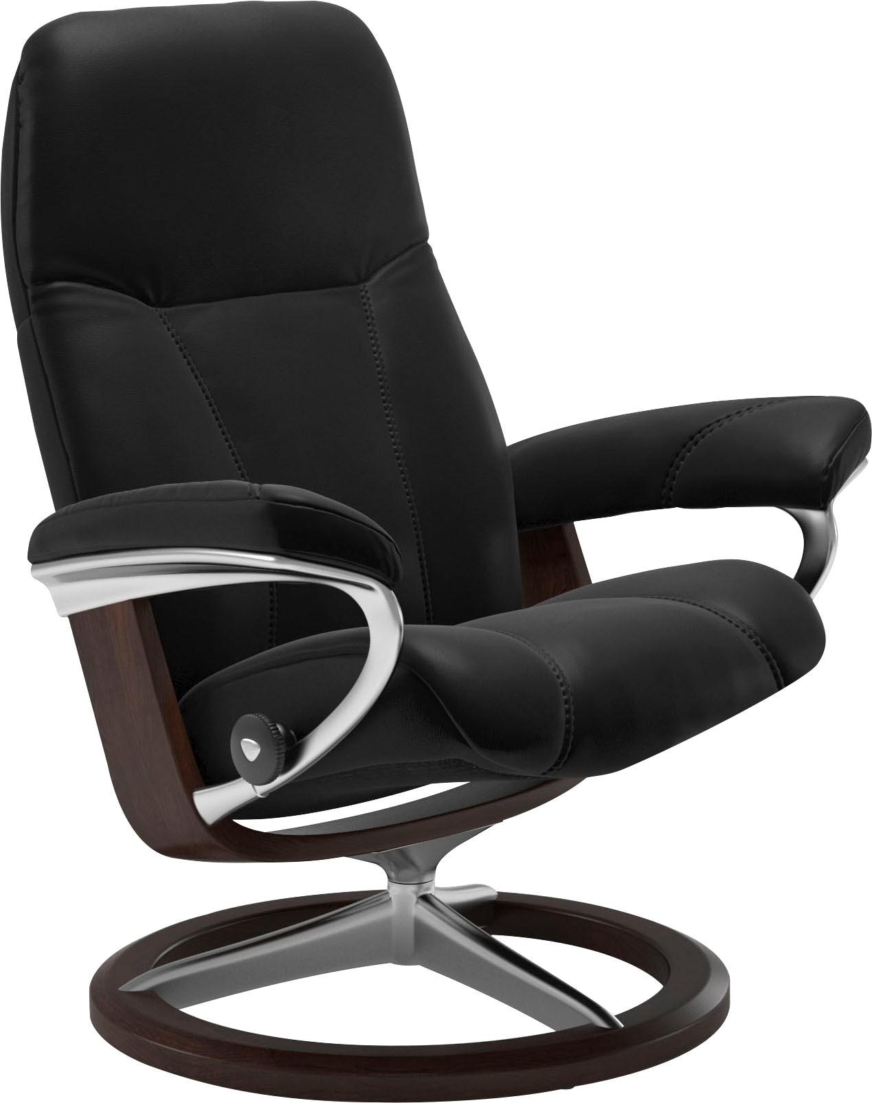 Stressless Relaxsessel "Consul" mit Signature Base, Größe M, Gestell Braun