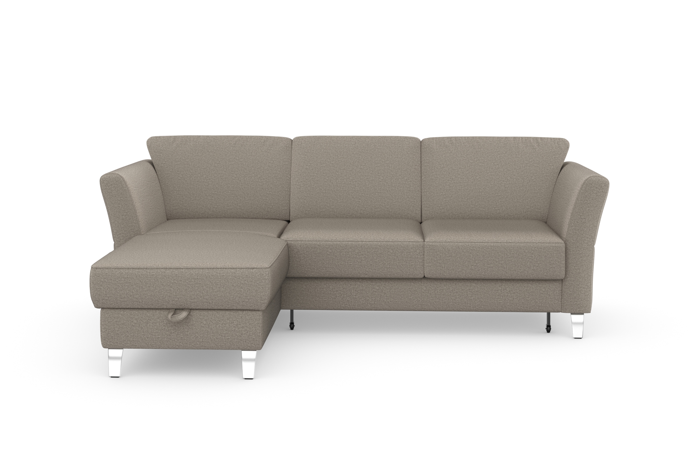 sit&more Ecksofa "Visby L-Form" wahlweise mit Bettfunktion und Bettkasten, günstig online kaufen