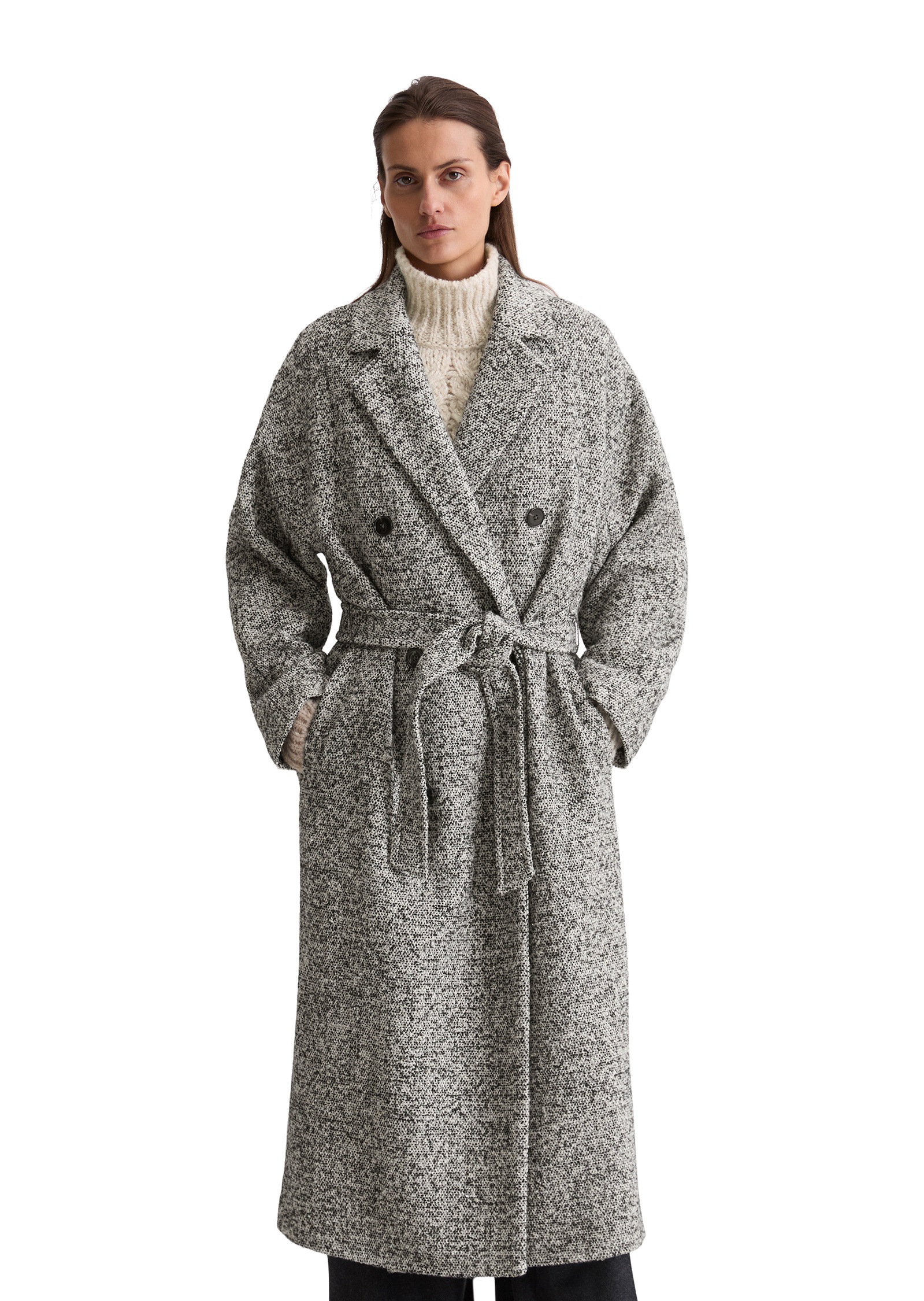 Marc OPolo Wollmantel "aus recyceltem Wolle-Polyester-Mix" günstig online kaufen