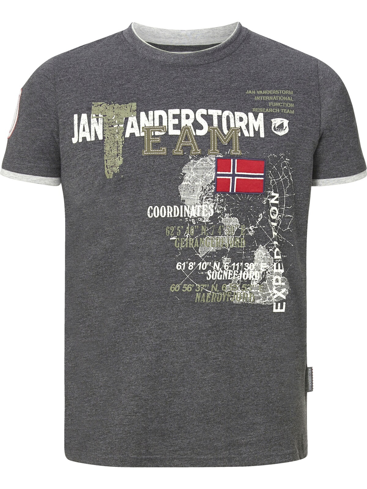 Jan Vanderstorm T-Shirt "T-Shirt SÖLVE" günstig online kaufen