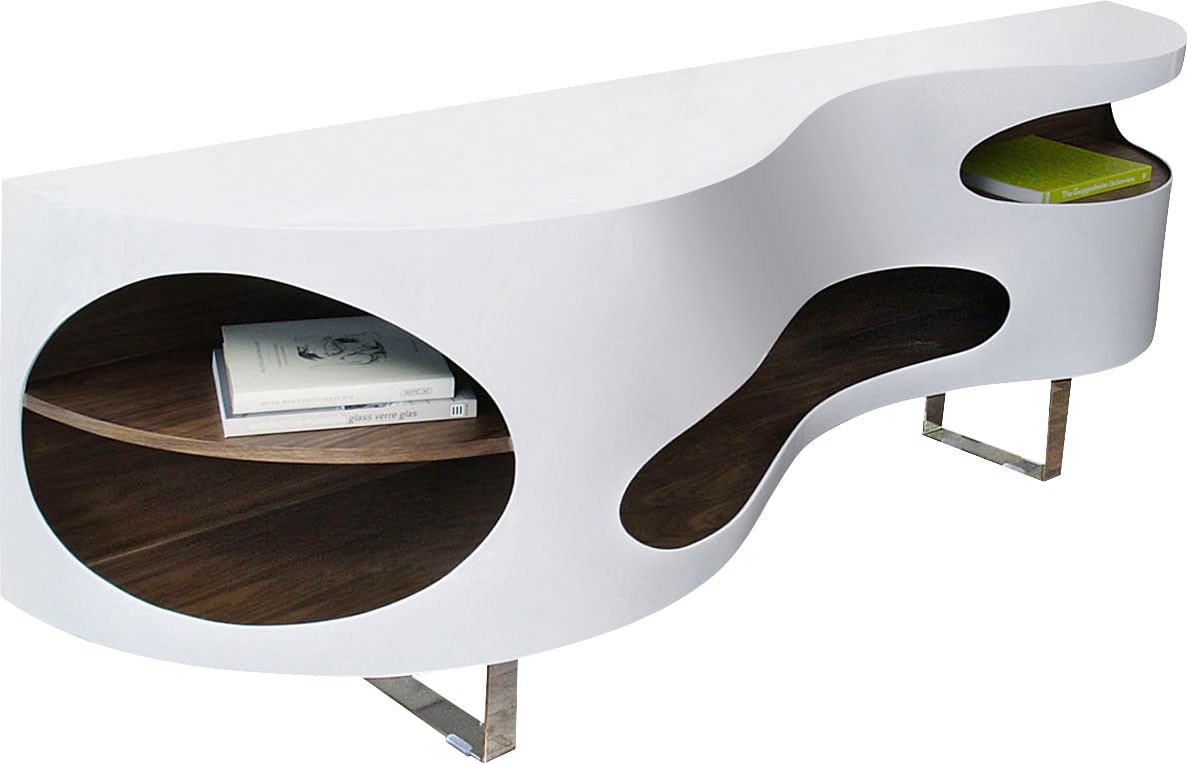 SalesFever Sideboard »Slough - Stilvolle Kommode«, Kommode in extravaganter Form, Breite 200 cm