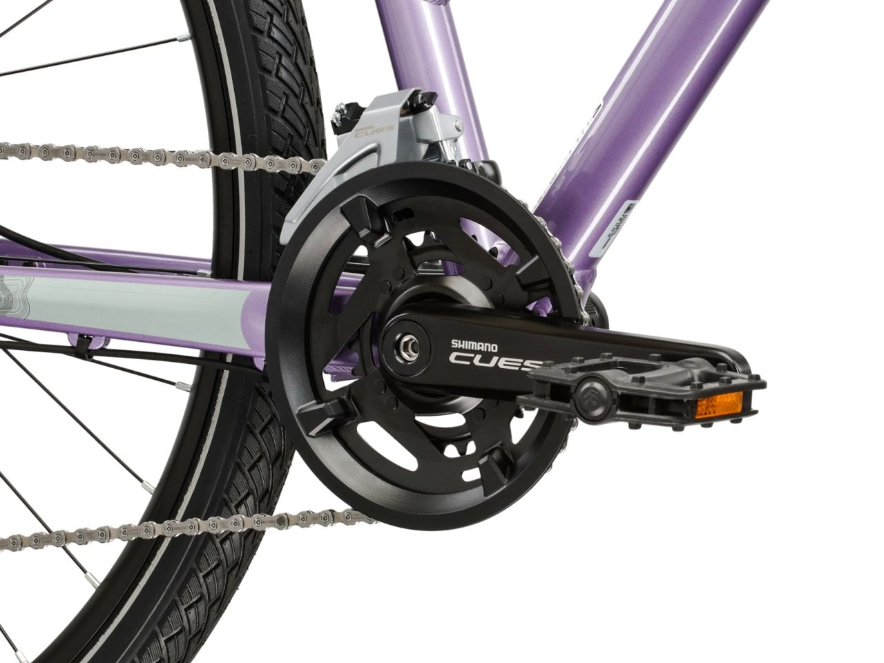 Kross Crossrad »Evado 5.0 lila 18 Gänge« 18 Gang Shimano CUES U3020 Schaltwerk Kettenschaltung