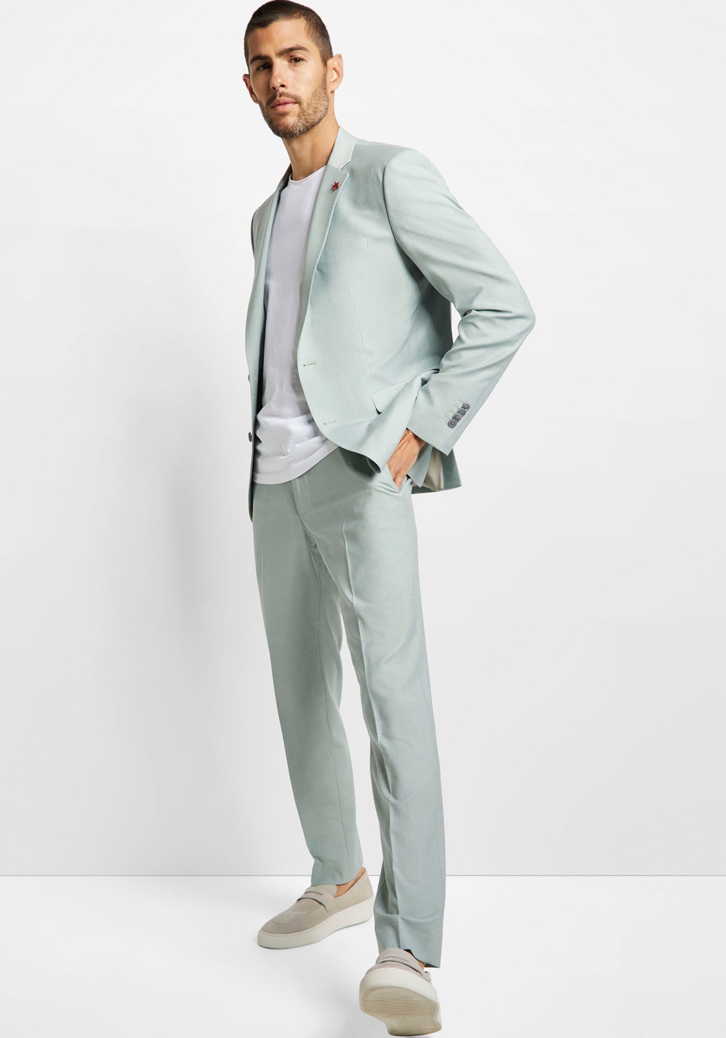 Cinque Cimonopoli-H Suit Trousers Light Green 46 3
