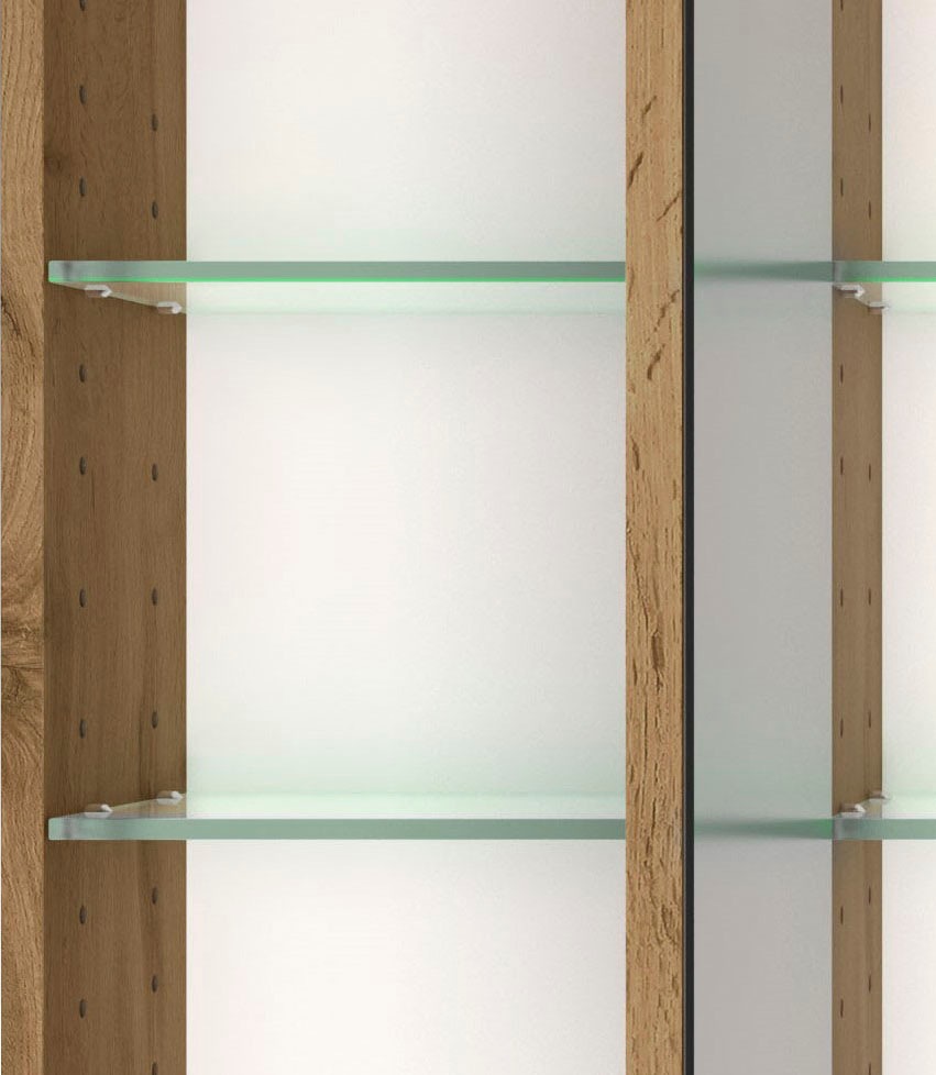 welltime Badmöbel-Set »Chicago«, (3 St., Spiegelschrank, Unterbeckenschrank, Midischrank)