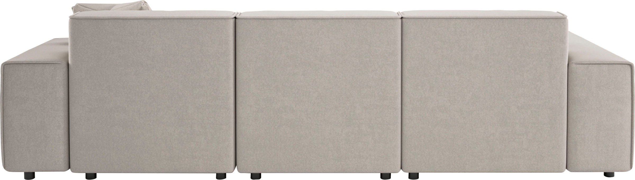 andas Ecksofa »Glimminge L-Form auch in Breitcord, Feincord + Easy care-Bezug,«, Breite 264, Zierkissen