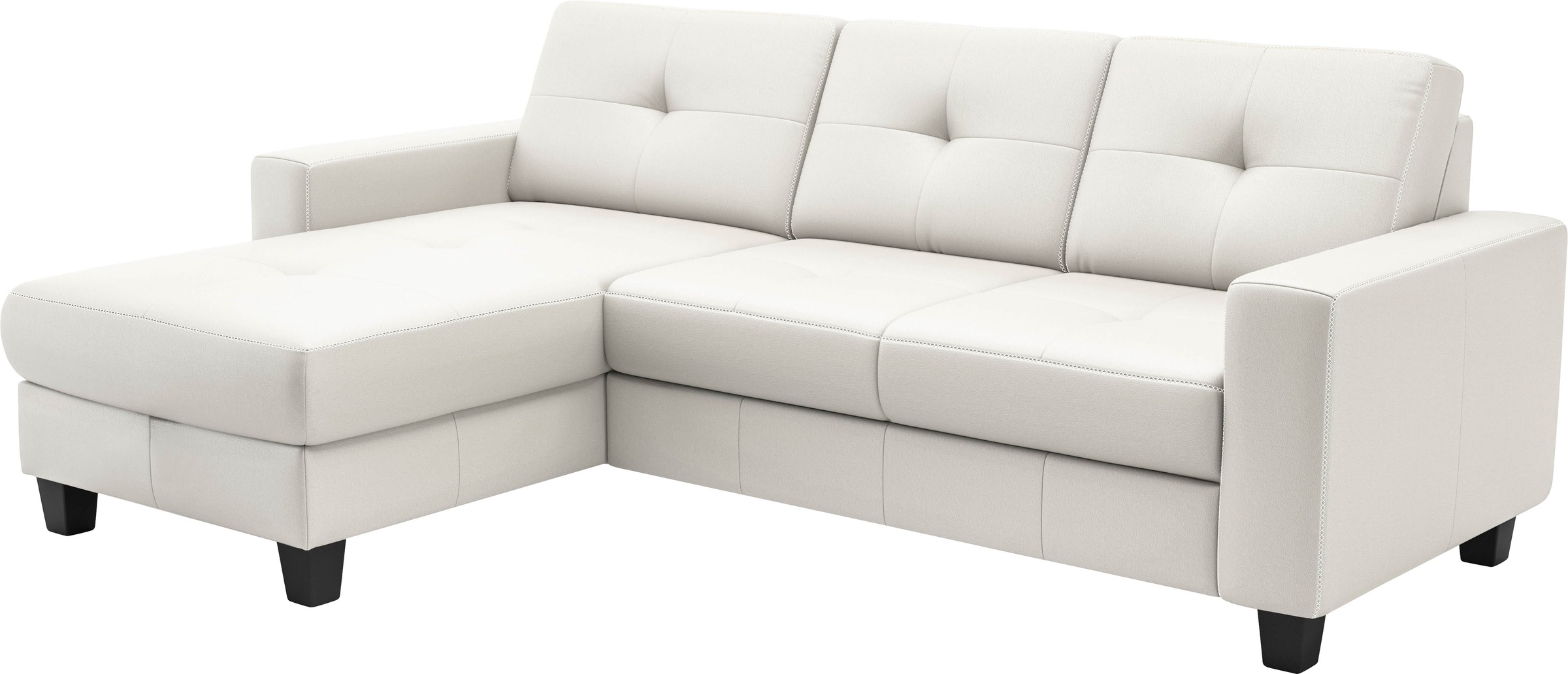 PLACES OF STYLE Ecksofa "Varese" wahlweise mit Bettfunktion und Bettkasten günstig online kaufen