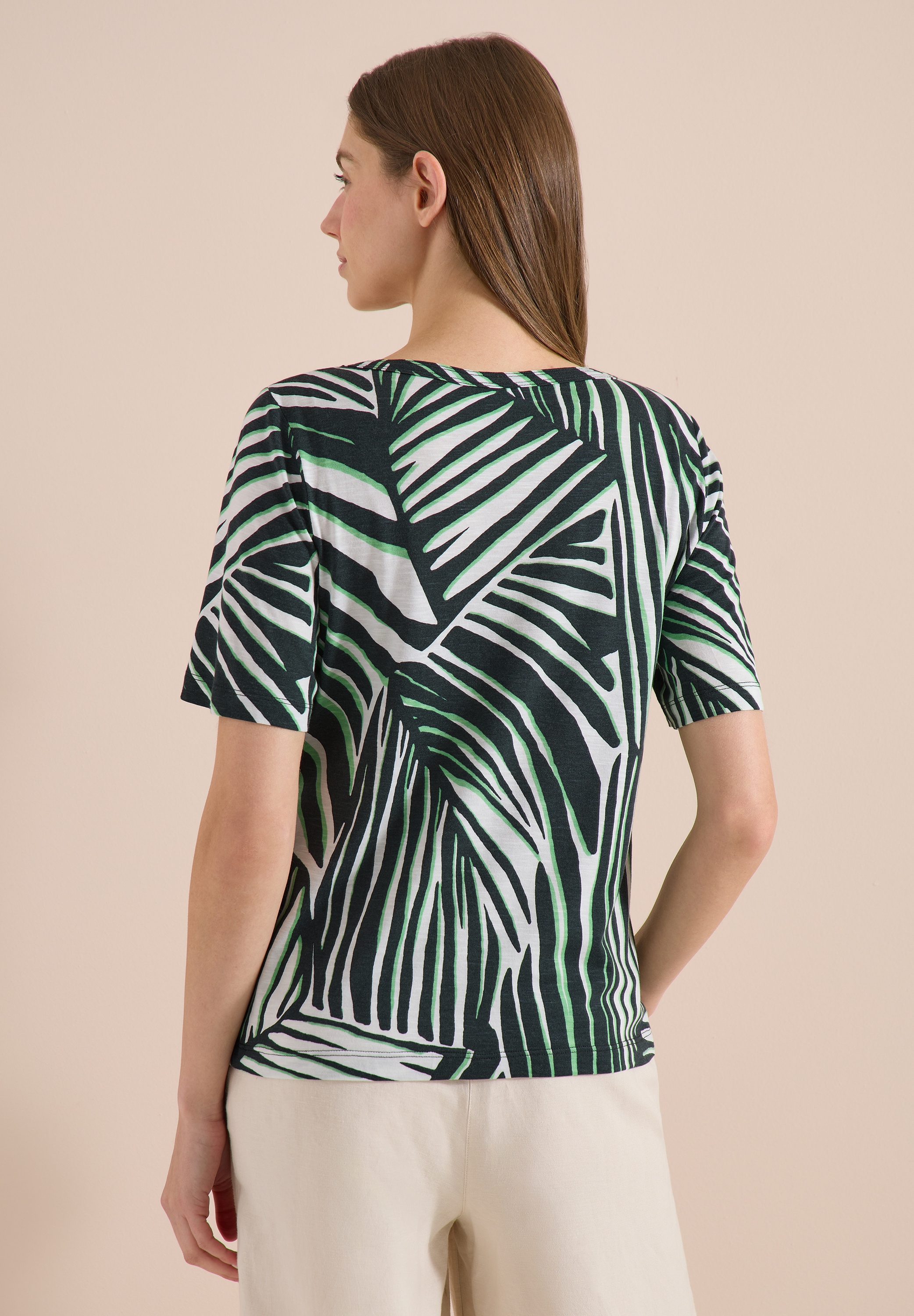 Cecil Print-Shirt mit Rundhalsausschnitt