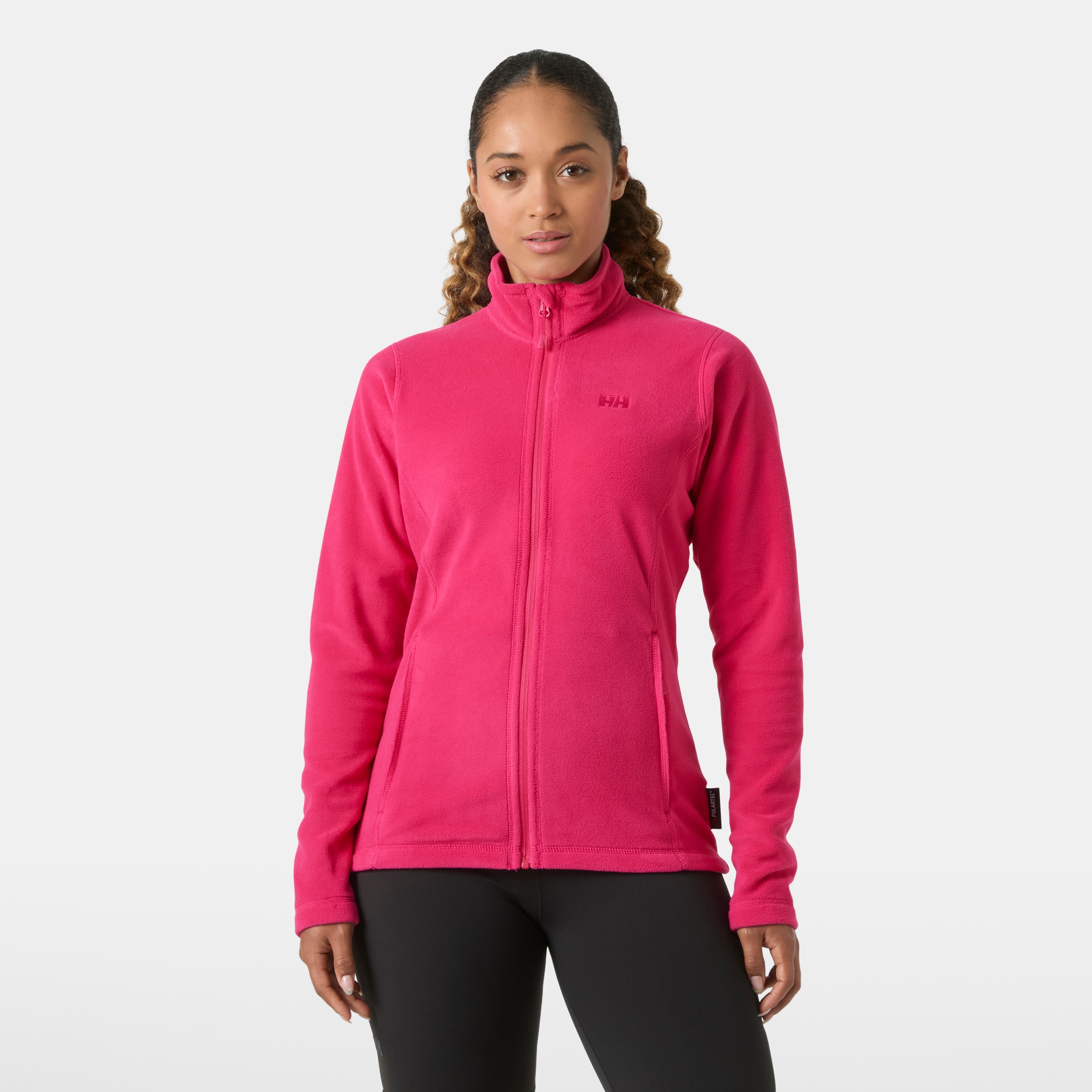 Helly Hansen Fleecejacke "W DAYBREAKER FLEECE JACKET" mit Windschutzblende, aus Polyester