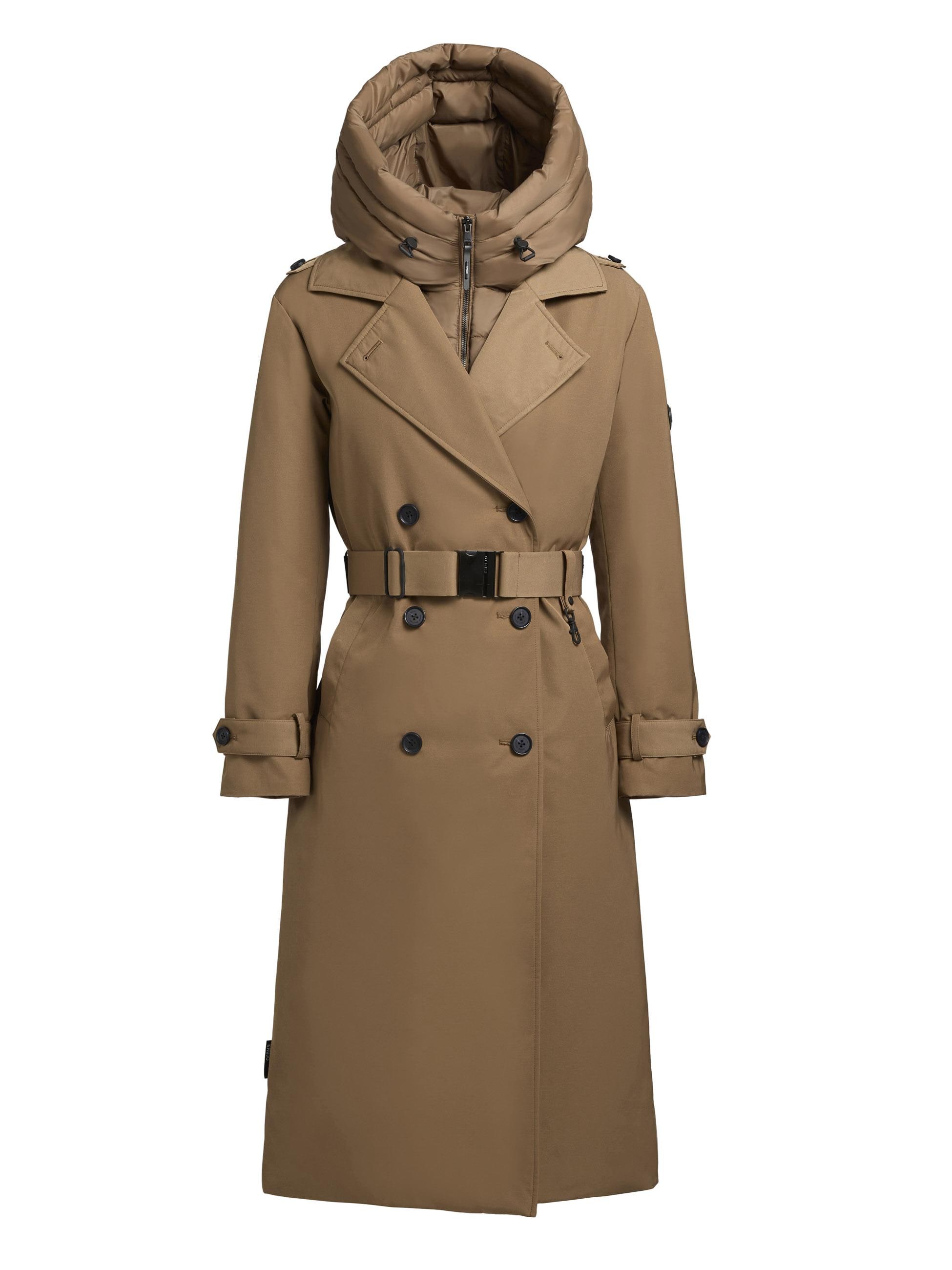 khujo Trenchcoat »Elena-YM«, Warmer Wintermantel mit doppelter Knopfleiste