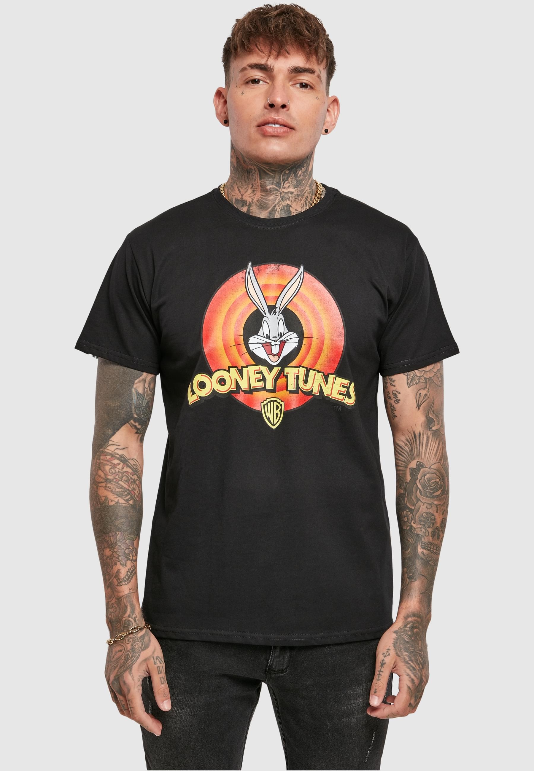 Merchcode T-Shirt »Merchcode Herren Looney Tunes Bugs Bunny Logo Tee«, (1 tlg.)