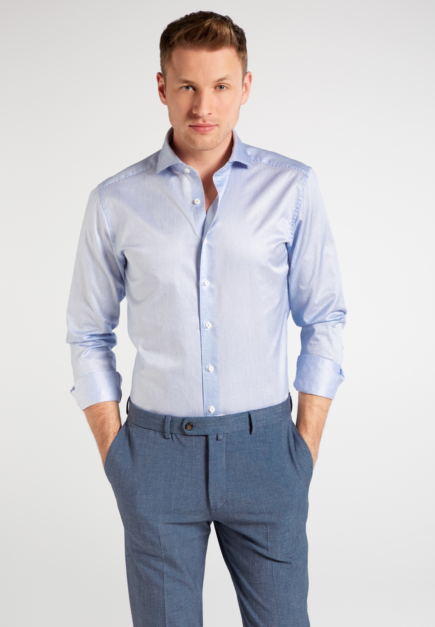 Eterna Langarmhemd »SLIM FIT«