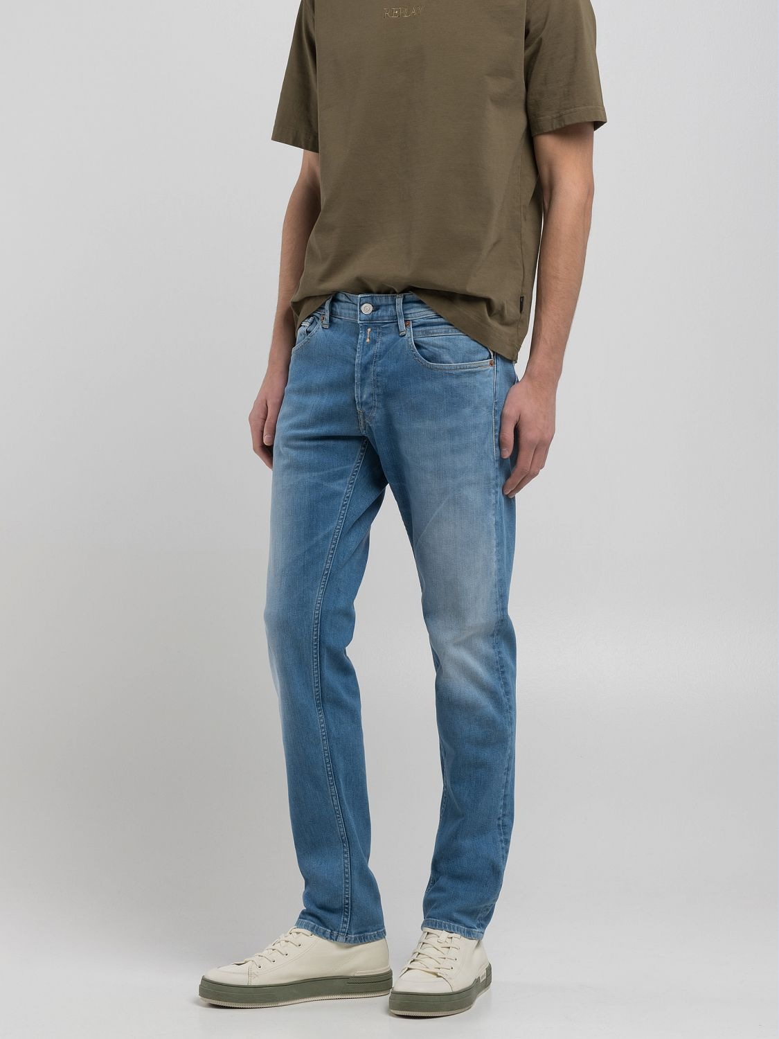 Replay Straight-Jeans "GROVER" in vielen verschiedenen Waschungen, mit Stre günstig online kaufen