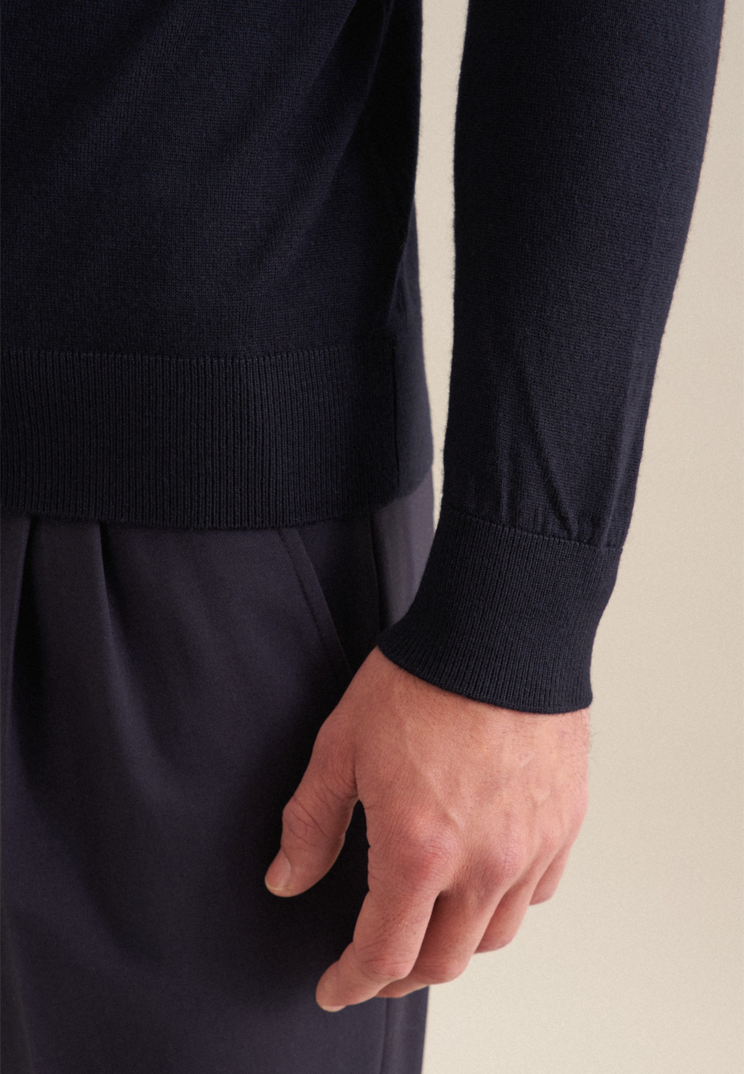 seidensticker Pullunder »Schwarze Rose« 1/1 Rundhals Uni