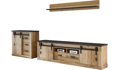Premium collection by Home affaire Wohnwand »SHERWOOD«, (3 St.), in modernem Holz... kaufen