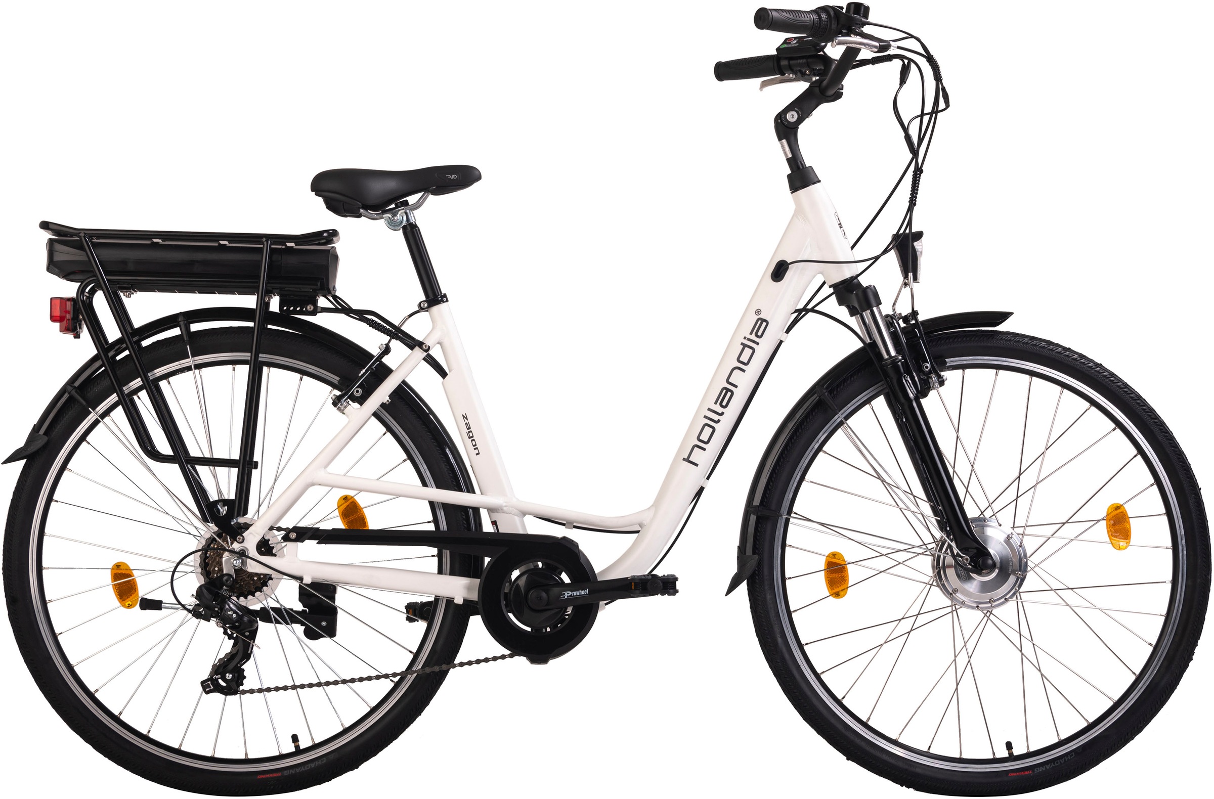 Hollandia E-Bike "Zagon", 6 Gang, Shimano, Tourney, Frontmotor 250 W, Pedelec, Elektrofahrrad für Damen u. Herren