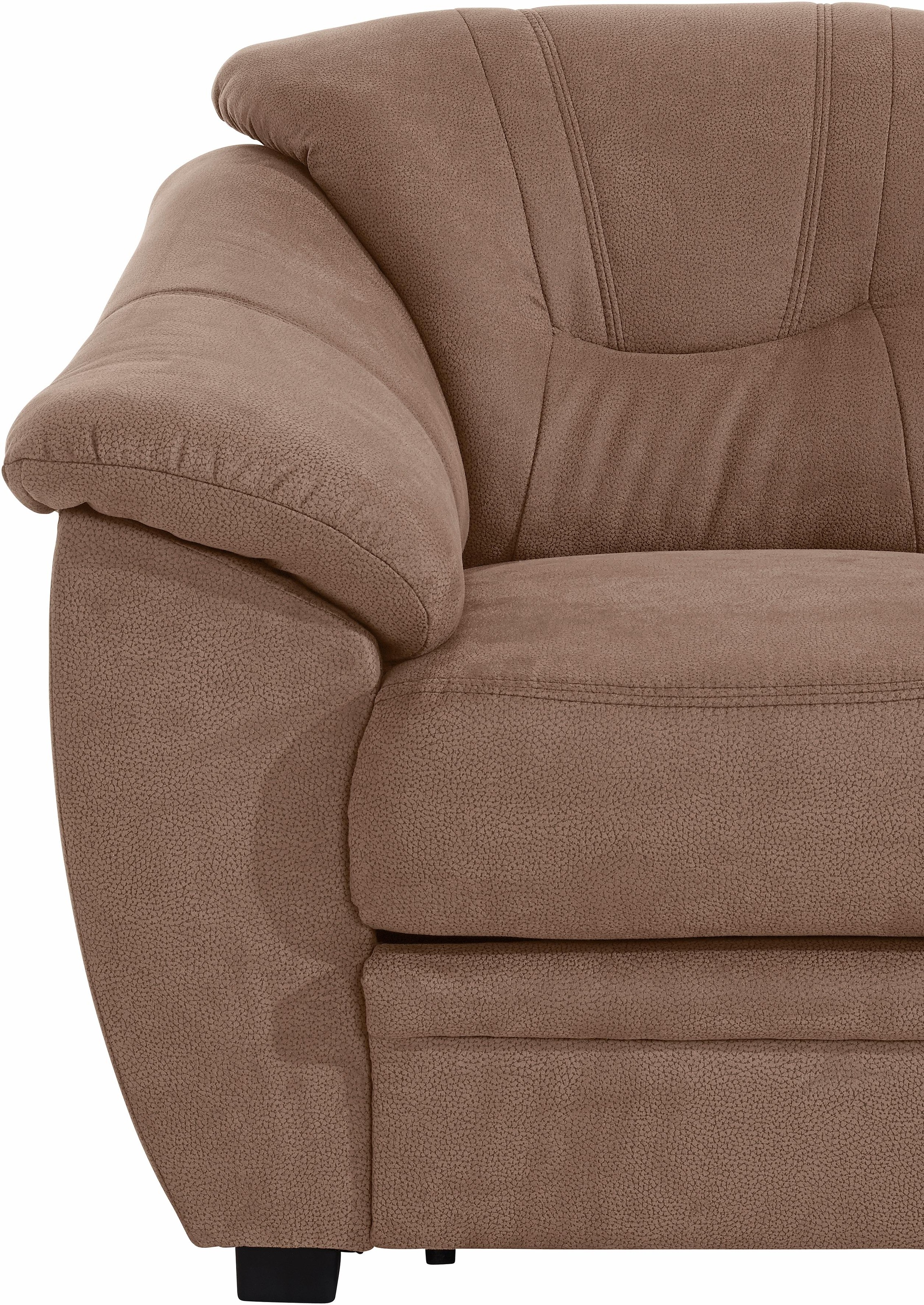 sit&more Ecksofa »Savoni L-Form«, wahlweise mit Bettfunktion