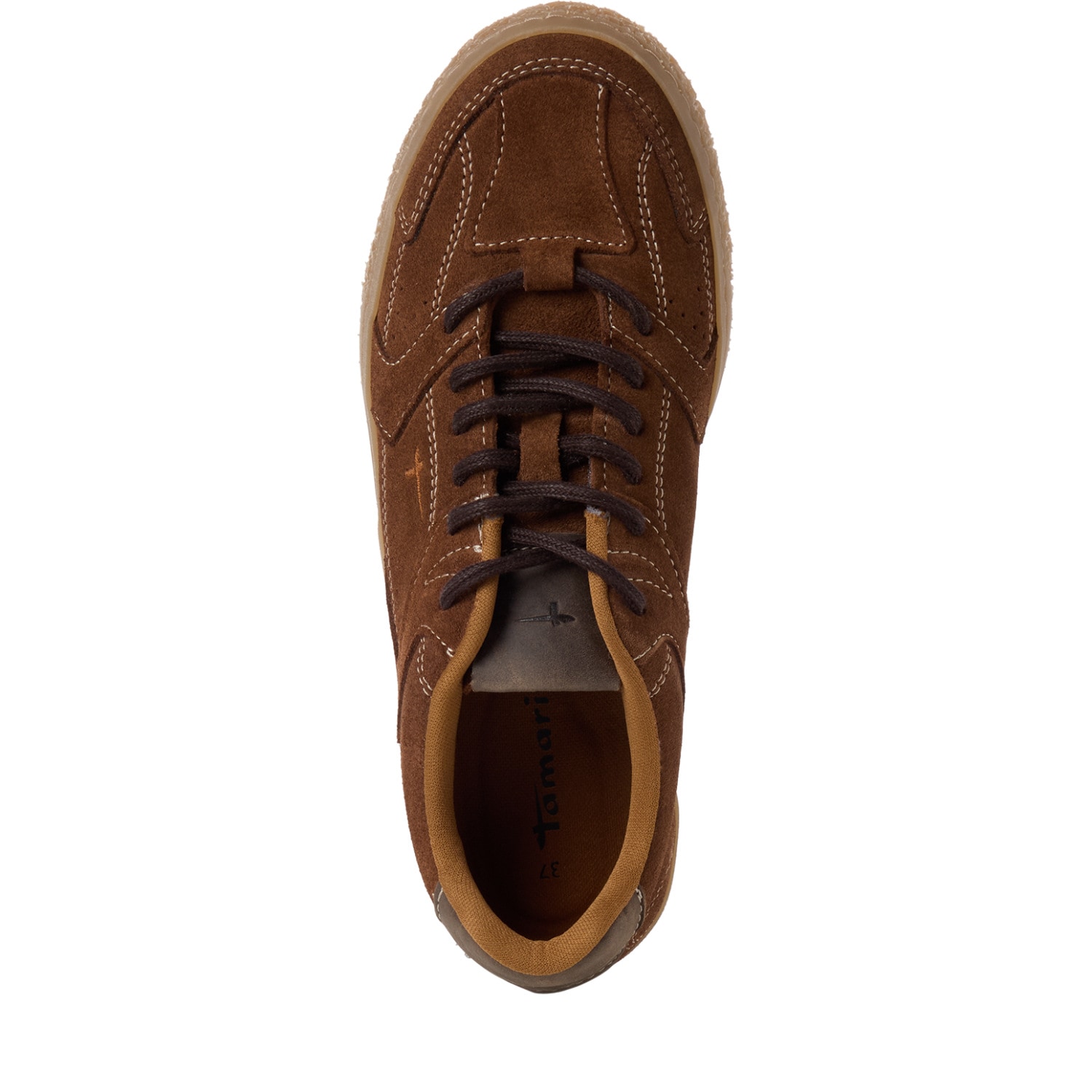 Tamaris Plateausneaker  Freizeitschuh, Schnürer, Halbschuh im Retro-Look