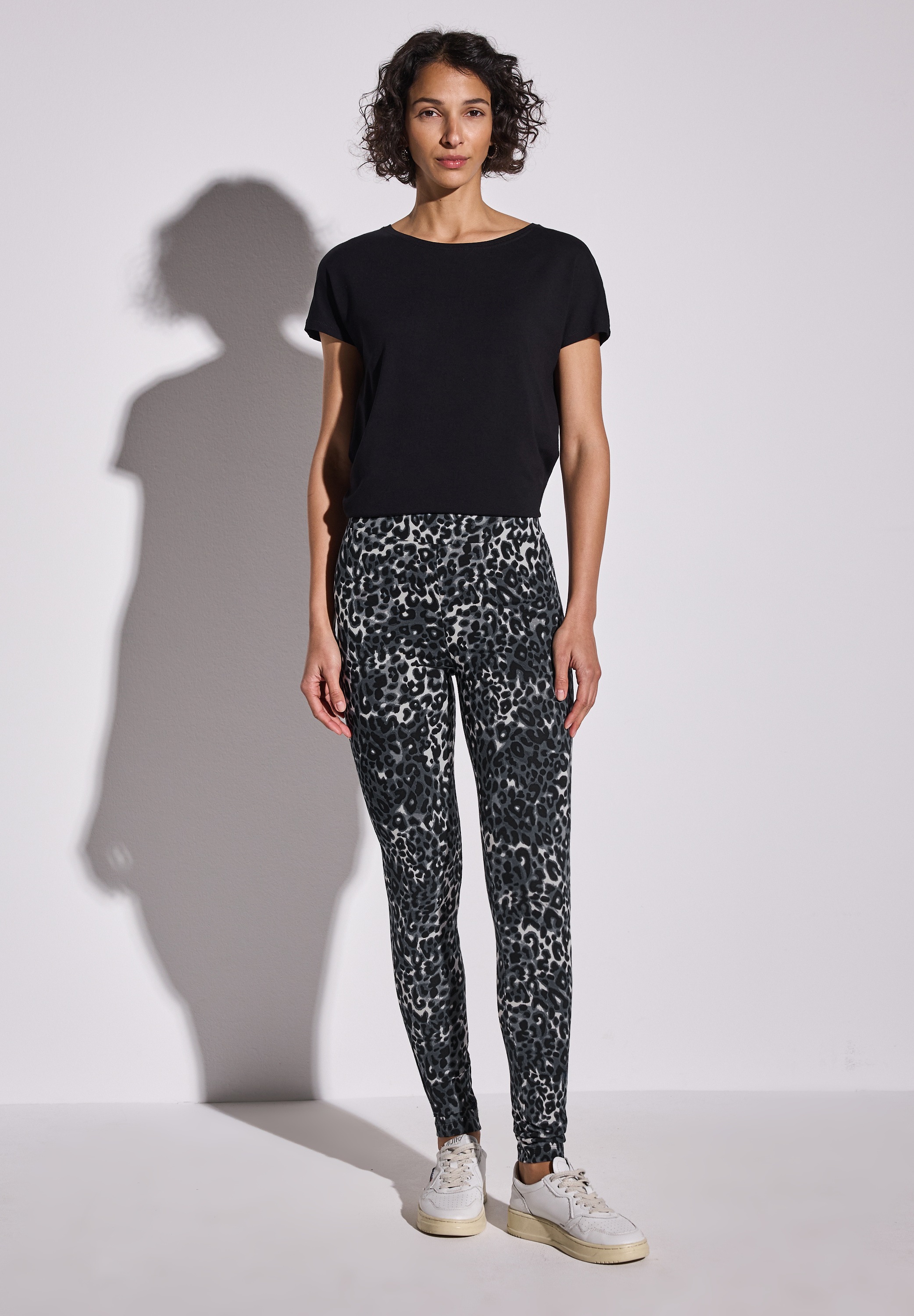 STREET ONE Leggings, aus Baumwolle mit Stretchanteil