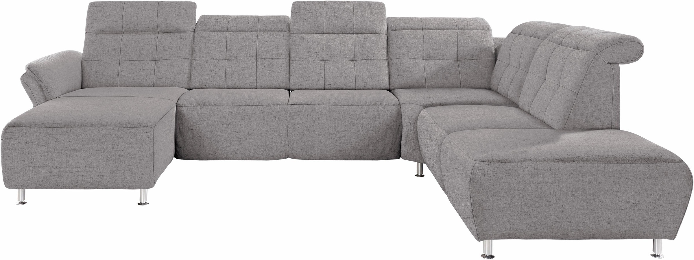 Home affaire Wohnlandschaft "Manhattan U-Form" 2 Sitze mit elektrischer Rel günstig online kaufen