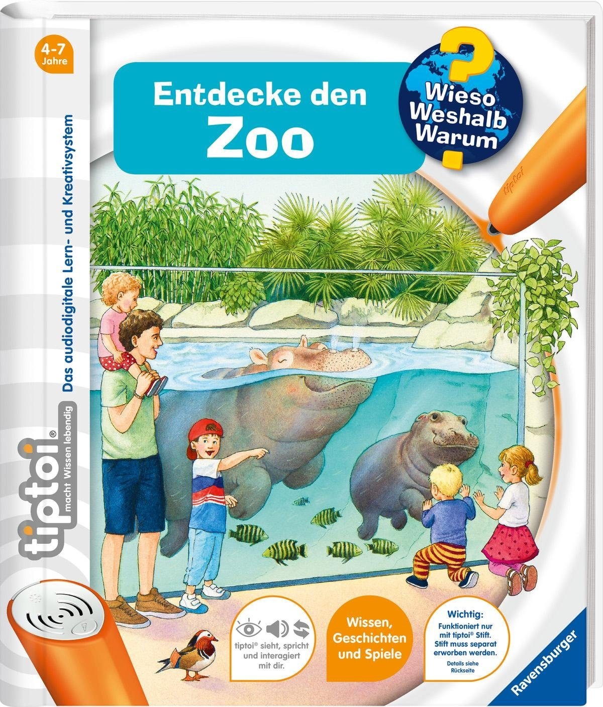 Ravensburger Buch "tiptoi WWW Entdecke den Zoo", Made in Europe