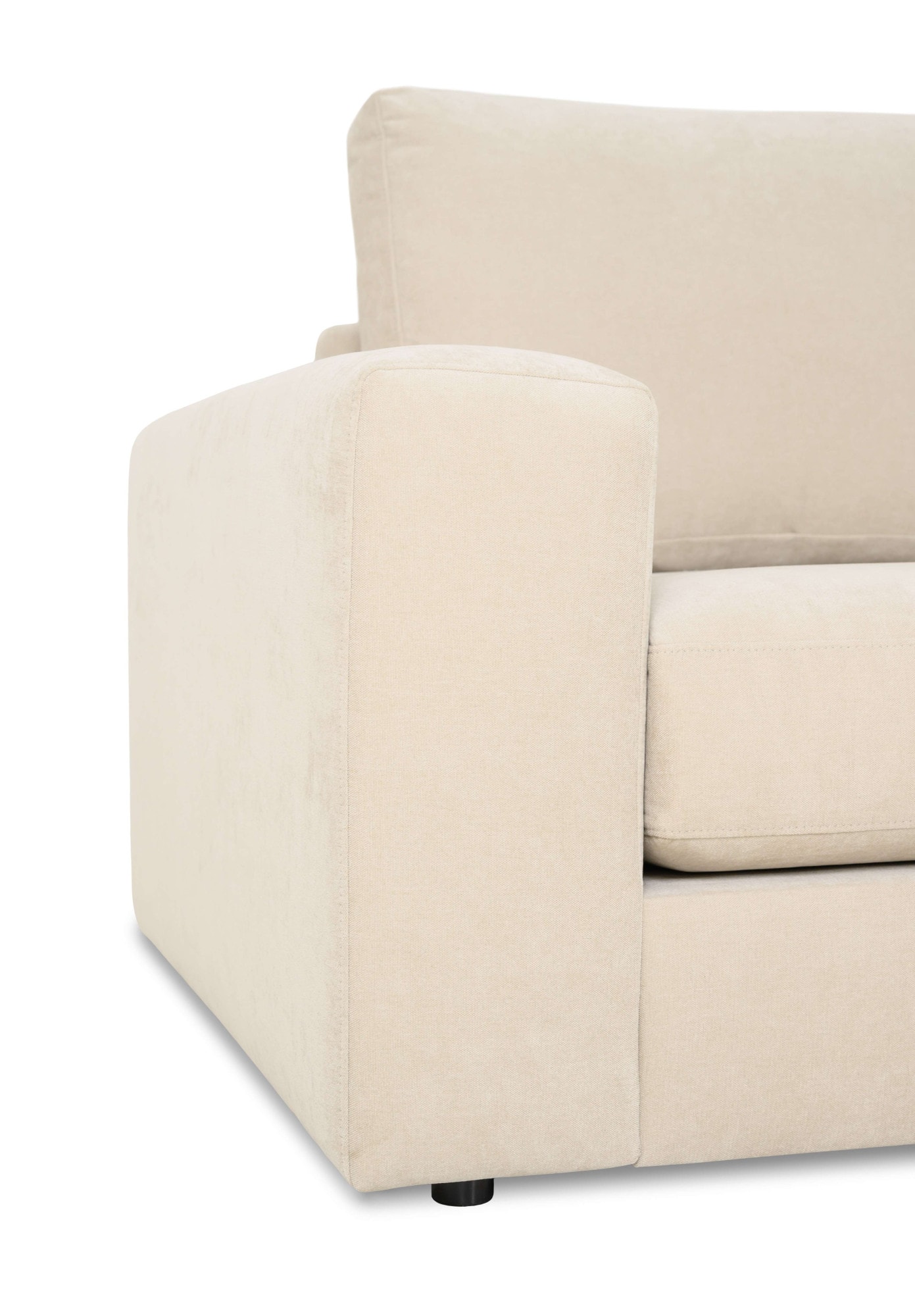OTTO home Ecksofa »Nivette, weiches Chenille« Breite 269 cm, L-Form, bodentief, mit Wellenunterfederung