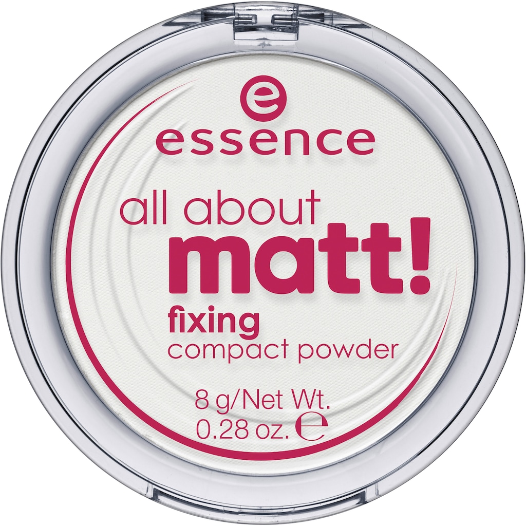 Essence Puder »all about matt! fixing compact powder«, (Set, 3 tlg.)