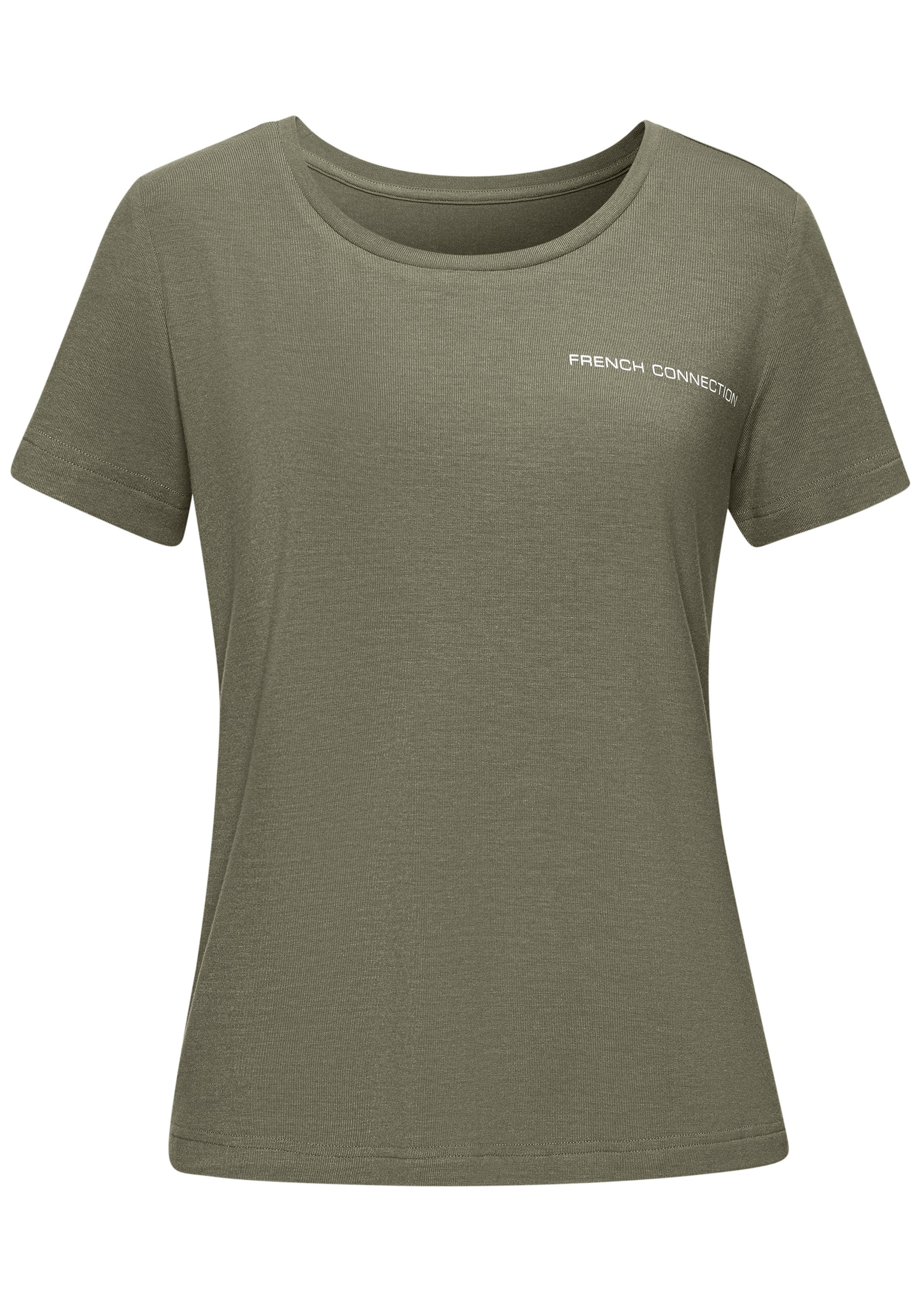 French Connection T-Shirt, mit kleinem Logoprint auf der Brust günstig online kaufen