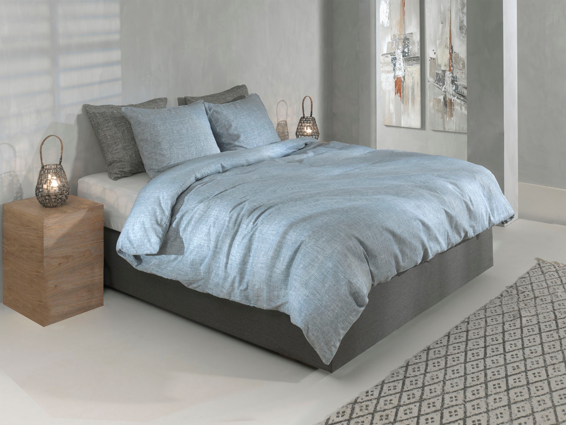 ZO HOME Bettwäsche »Flanella-di-Lino«, Bettwäsche aus 100% Baumwolle, hochwertiges Flanell