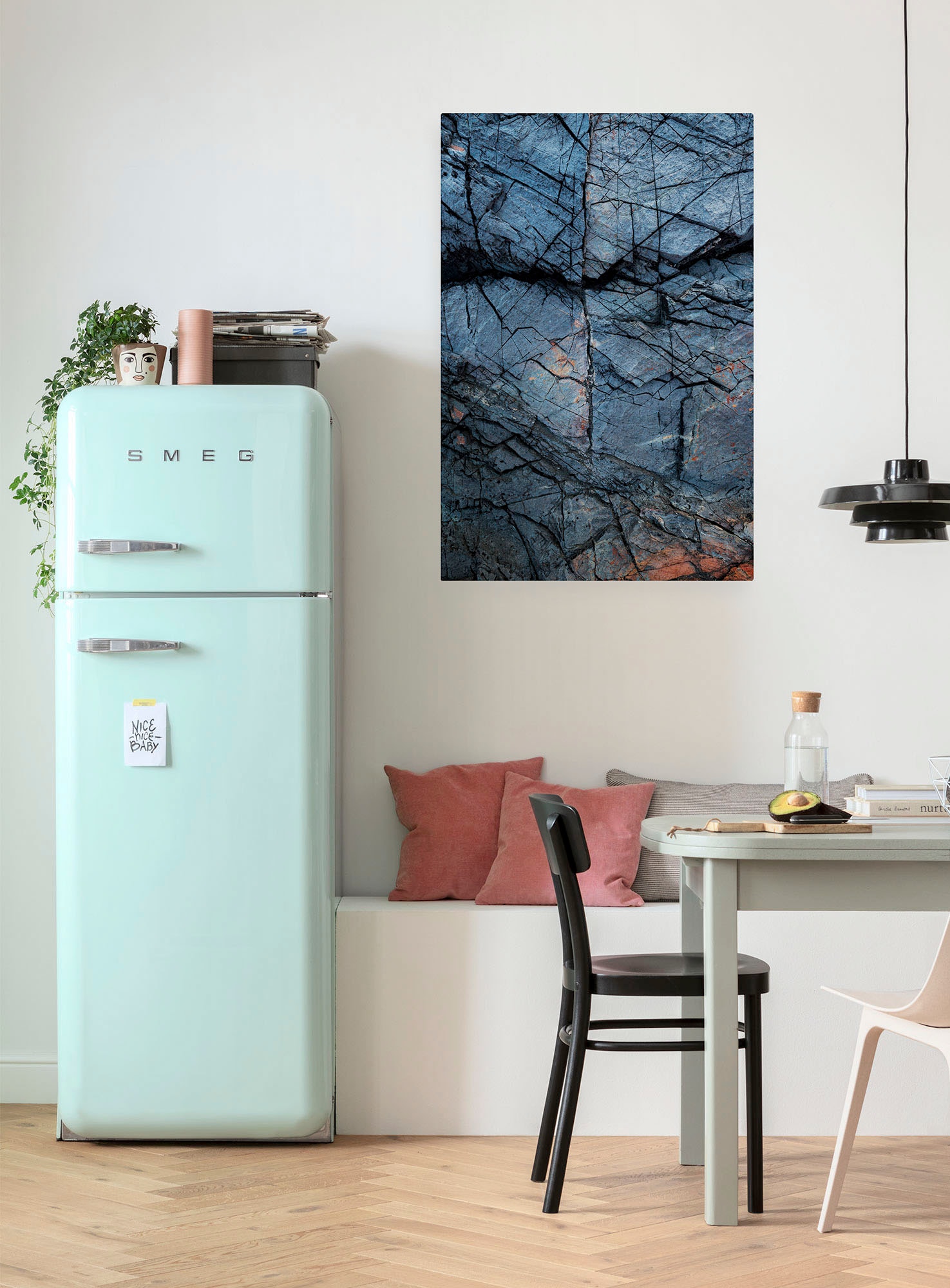 Komar Leinwandbild "Wellenbrecher - Größe 60 x 90 cm" Baum  Berge  Blätter günstig online kaufen