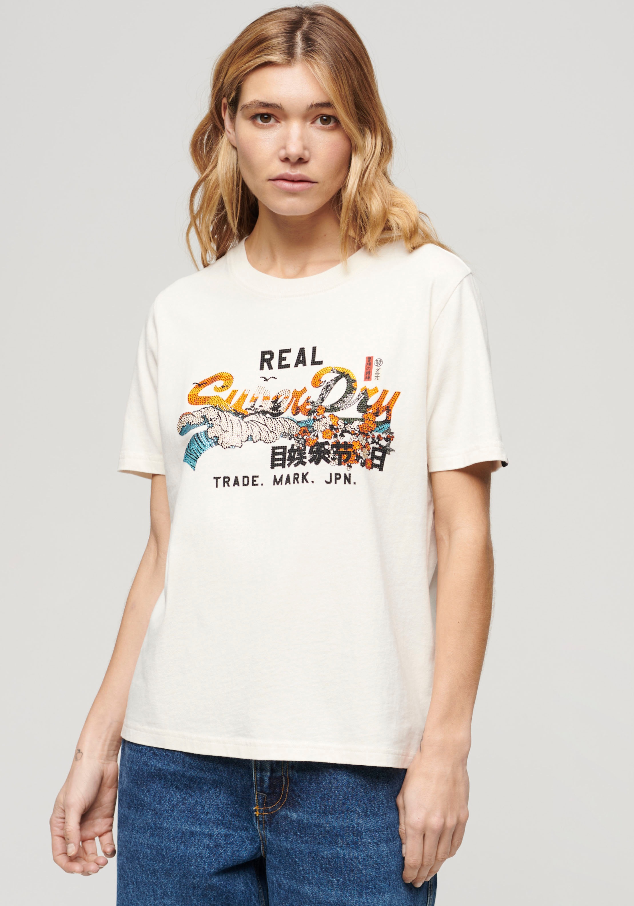 Superdry Print-Shirt "TOKYO VL RELAXED T SHIRT"