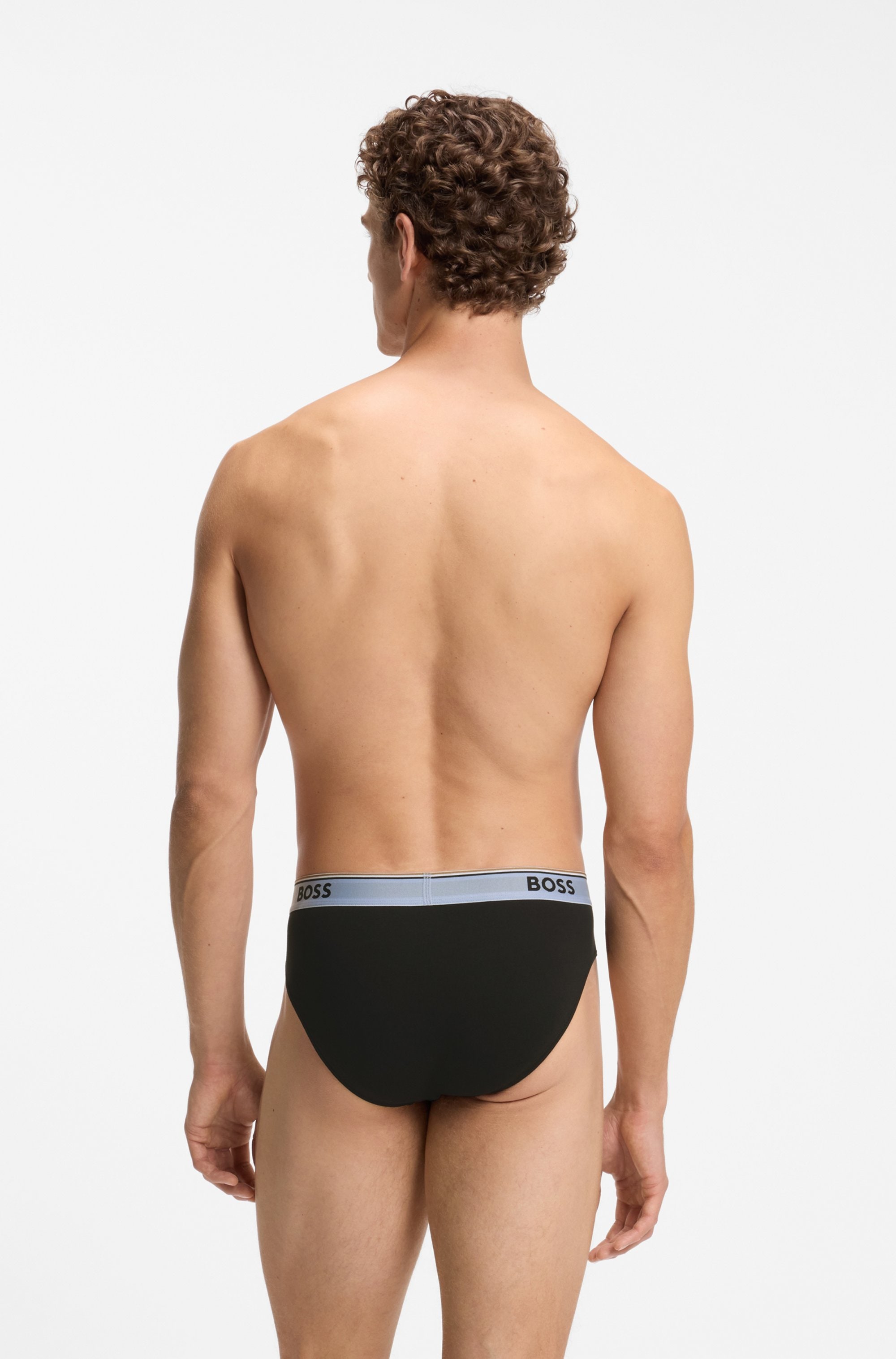 BOSS Slip aus elastischer Baumwolle, mittlere Bundhöhe