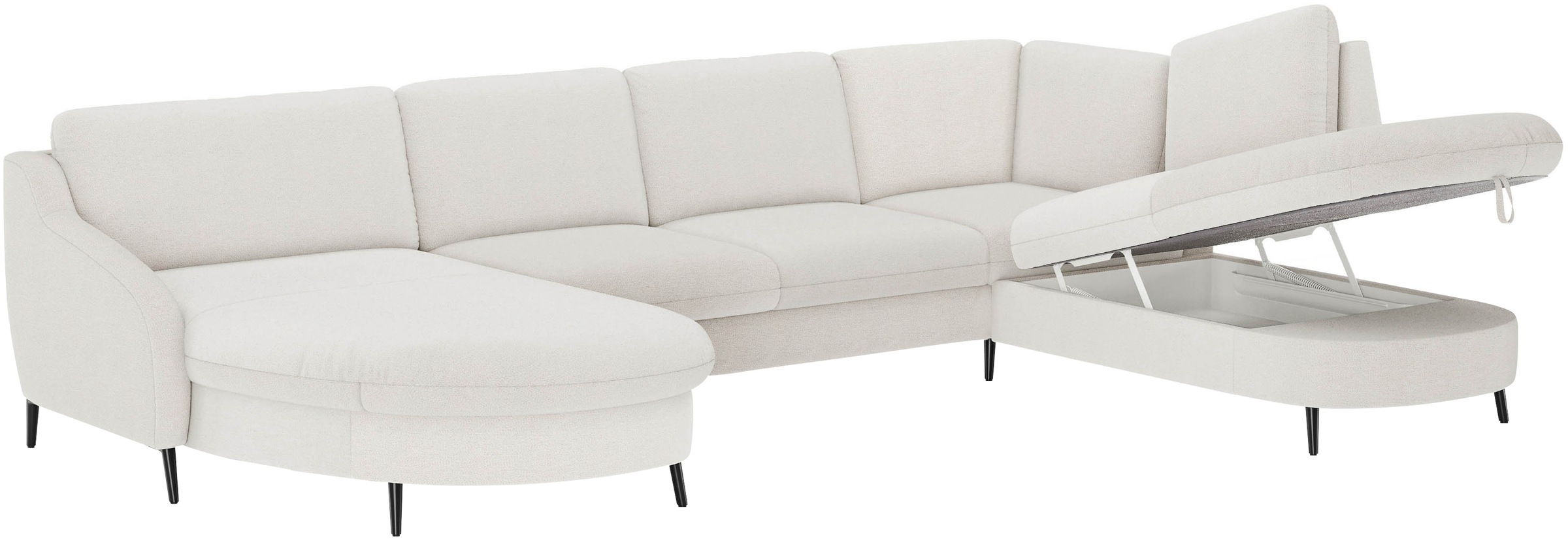 sit&more Wohnlandschaft »Soul U-Form«, wahlweise mit Bett und Bettkasten