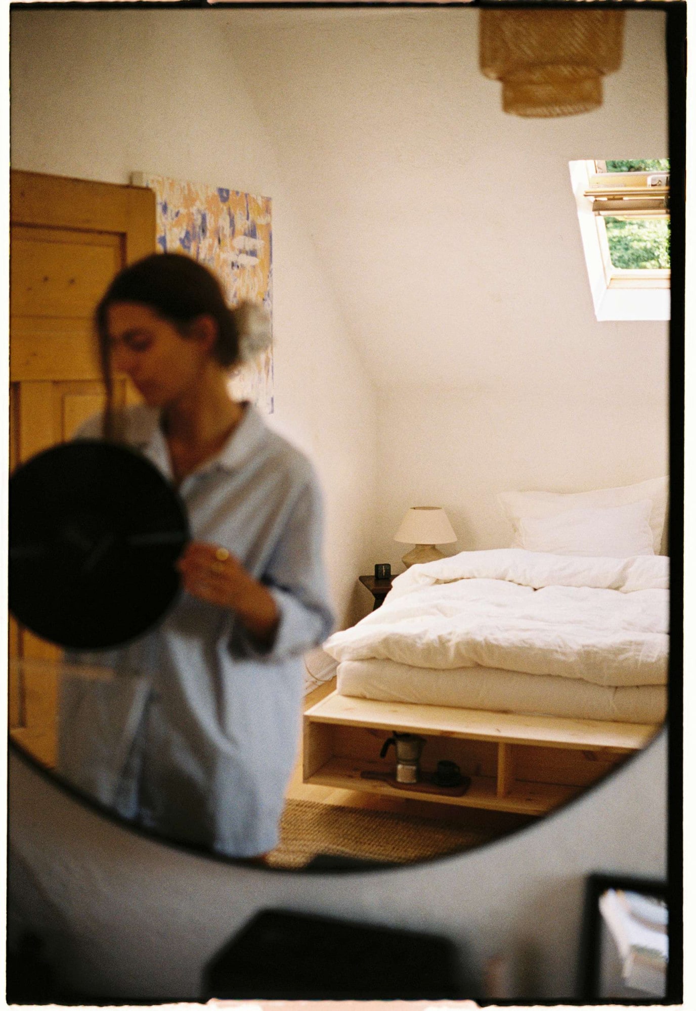 Karup Design Stauraumbett »Merge Bed Bettgestell m. integrierter Bank m. Stauraum, mehrere Größen« inkl. Lattenrost, excl. Matratze, FSC®-zertifiziertes Massivholz