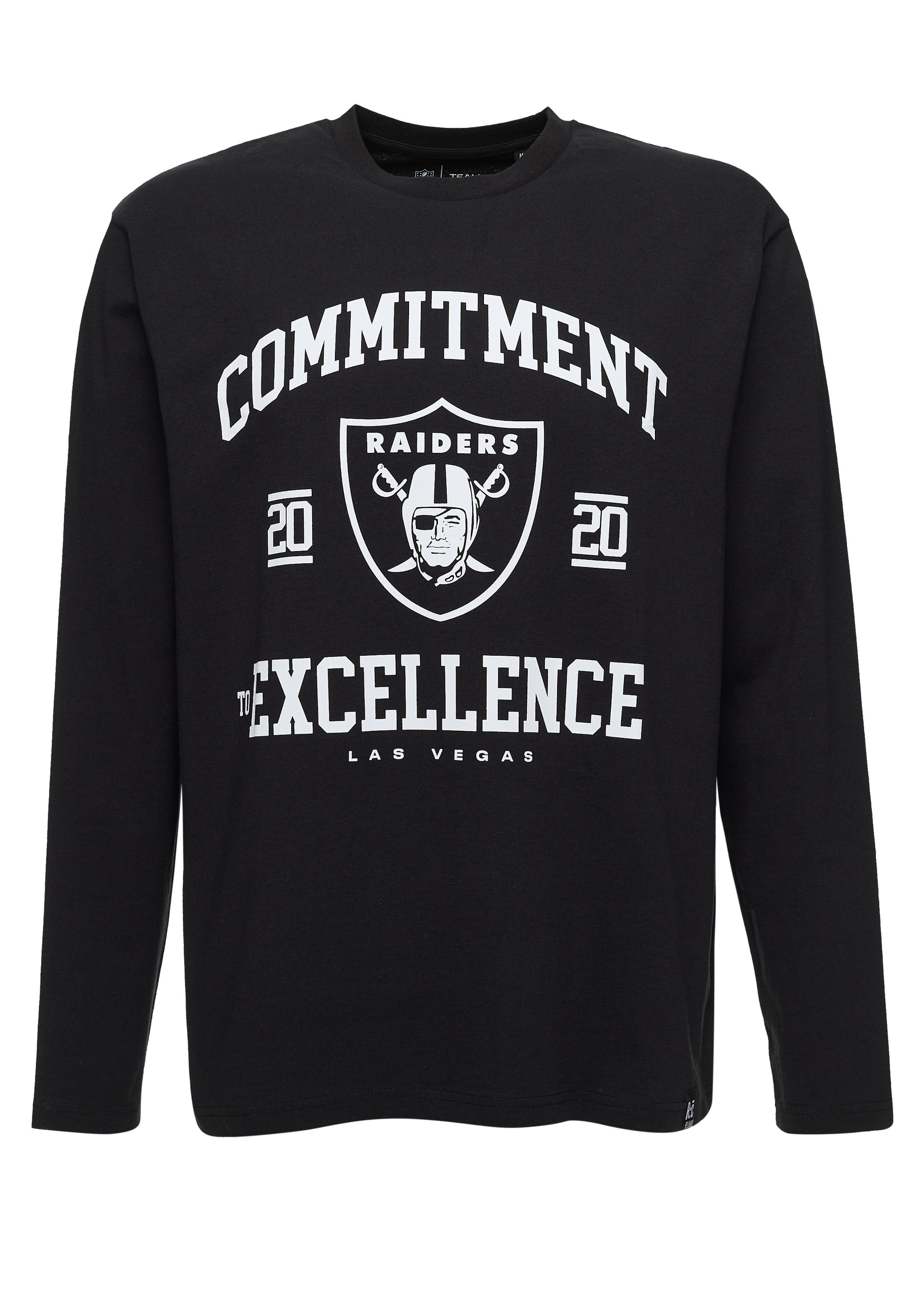 Recovered Sweatshirt »NFL Raiders Commitment To Excellence Relaxed«, im lockeren Schnitt