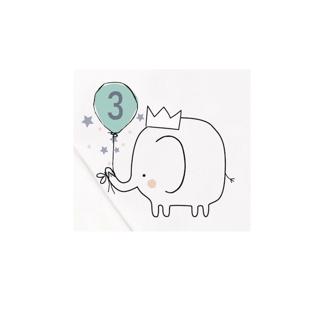 Liliput Langarmshirt »Elefant 3«, mit Druckknöpfen auf der Schulter kaufen  | BAUR